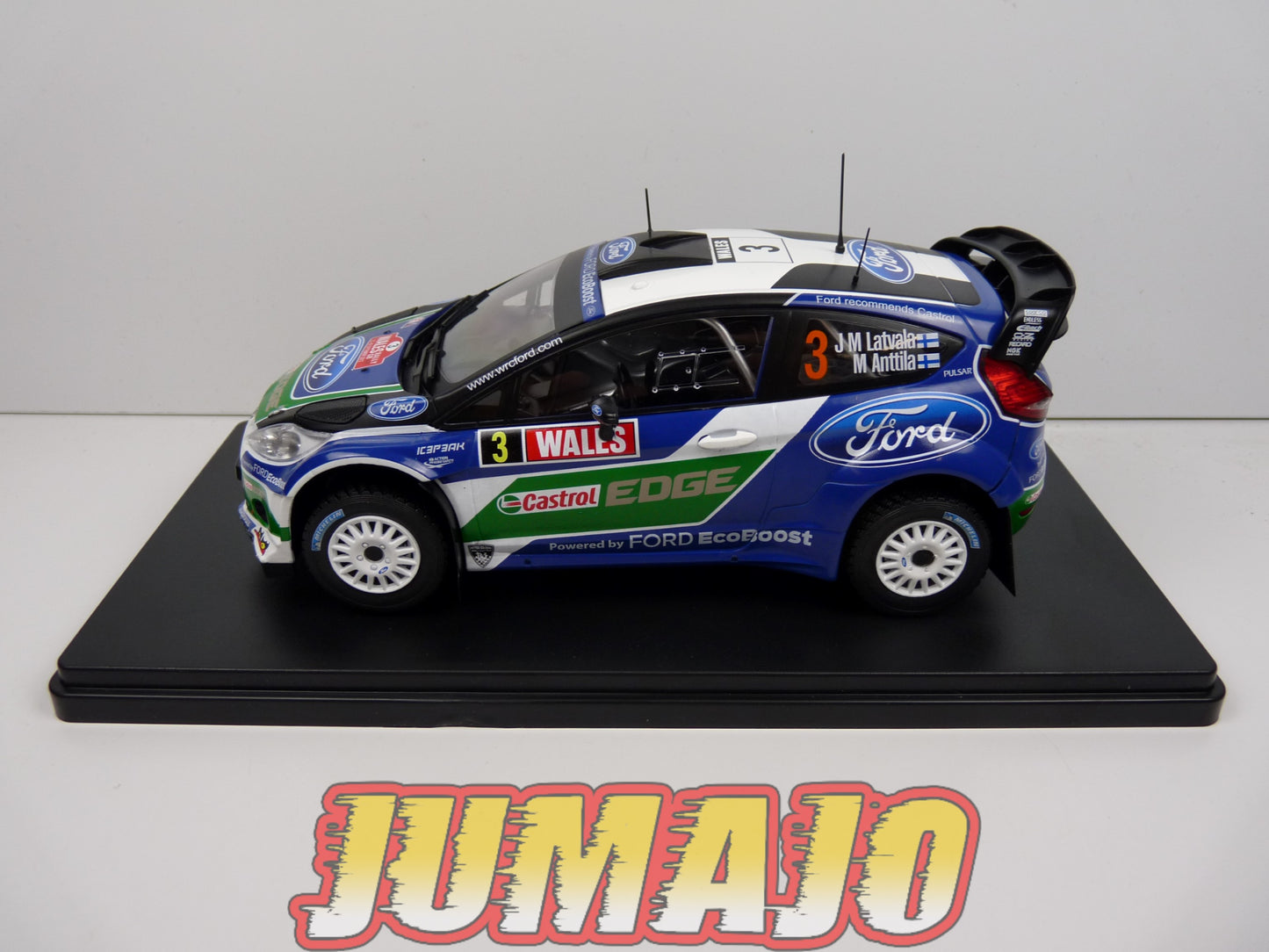 RVQ20 Voiture Rallye 1/24 SALVAT Models : FORD Fiesta RS WRC 2012 #3 Latvala
