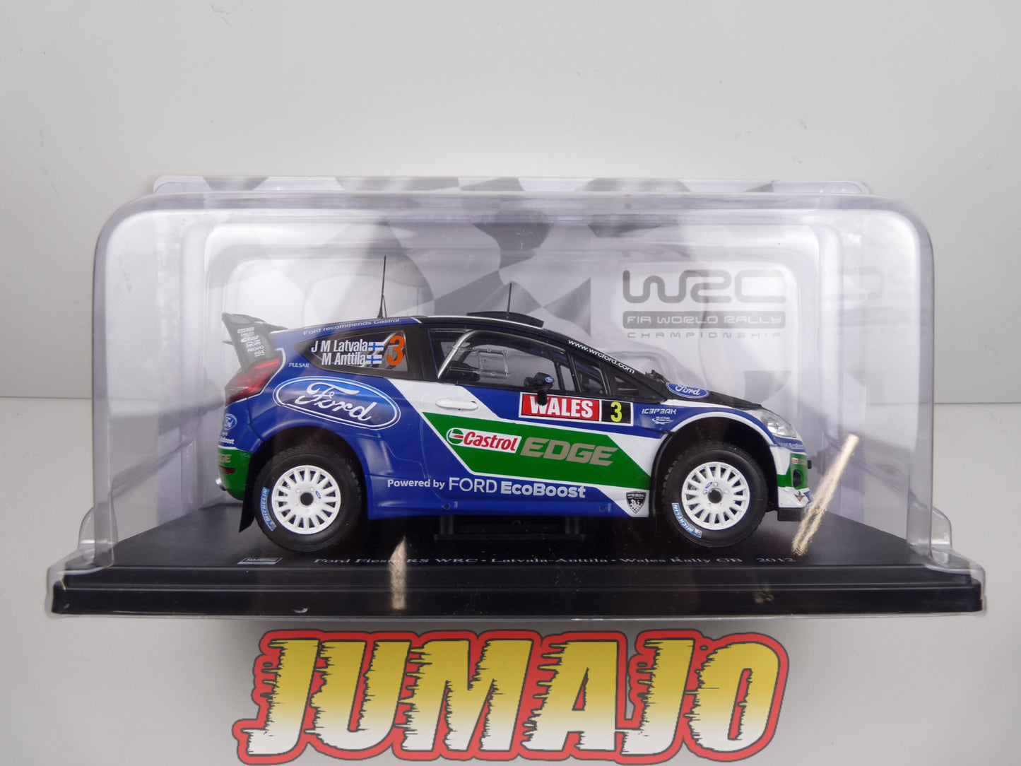 RVQ20 Voiture Rallye 1/24 SALVAT Models : FORD Fiesta RS WRC 2012 #3 Latvala