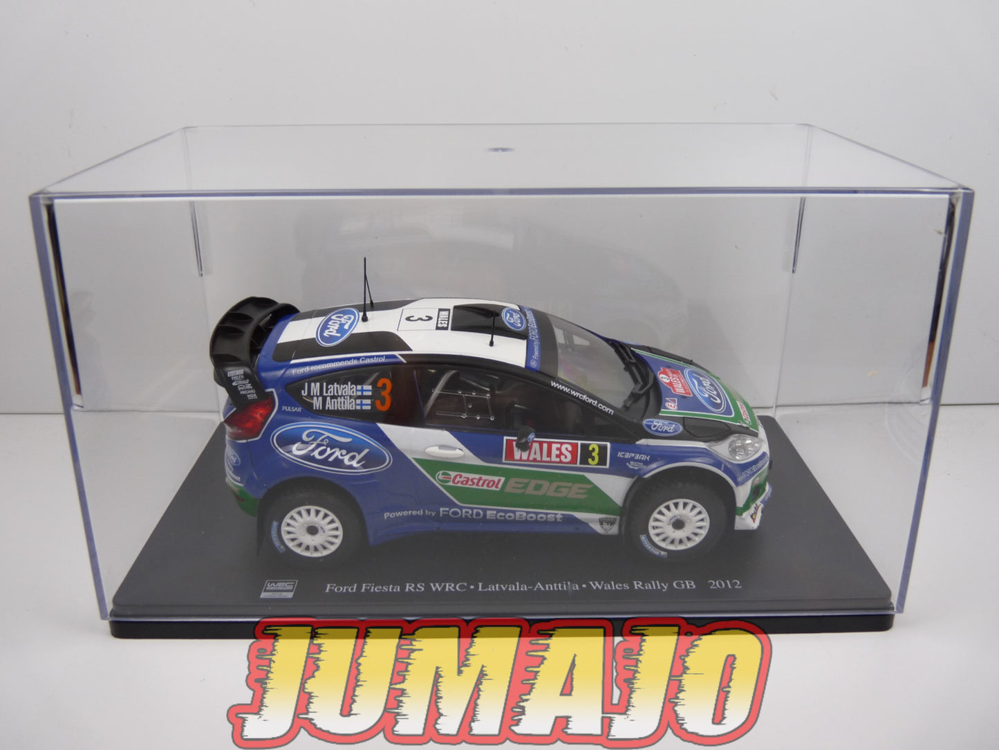 RVQ20 Voiture Rallye 1/24 SALVAT Models : FORD Fiesta RS WRC 2012 #3 Latvala