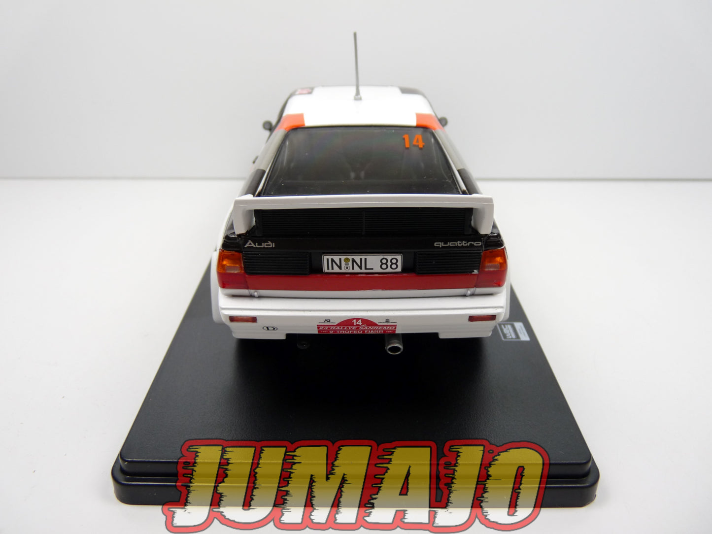 RVQ22 Voiture Rallye 1/24 SALVAT Models : AUDI Quattro A1 1981 #14 Mouton Pons
