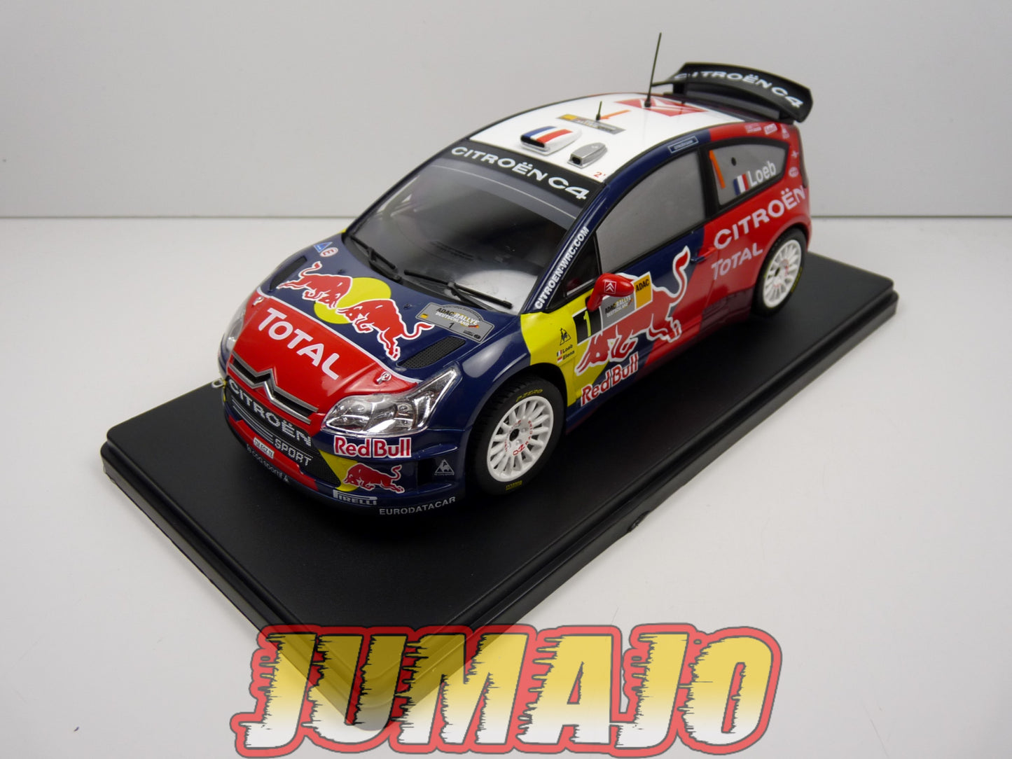 RVQ24 Voiture Rallye 1/24 SALVAT Models : CITROEN C4 WRC 2008 #1 Loeb Elena