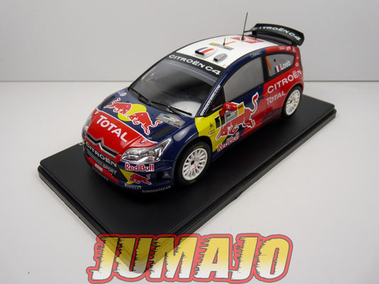 RVQ24 Voiture Rallye 1/24 SALVAT Models : CITROEN C4 WRC 2008 #1 Loeb Elena
