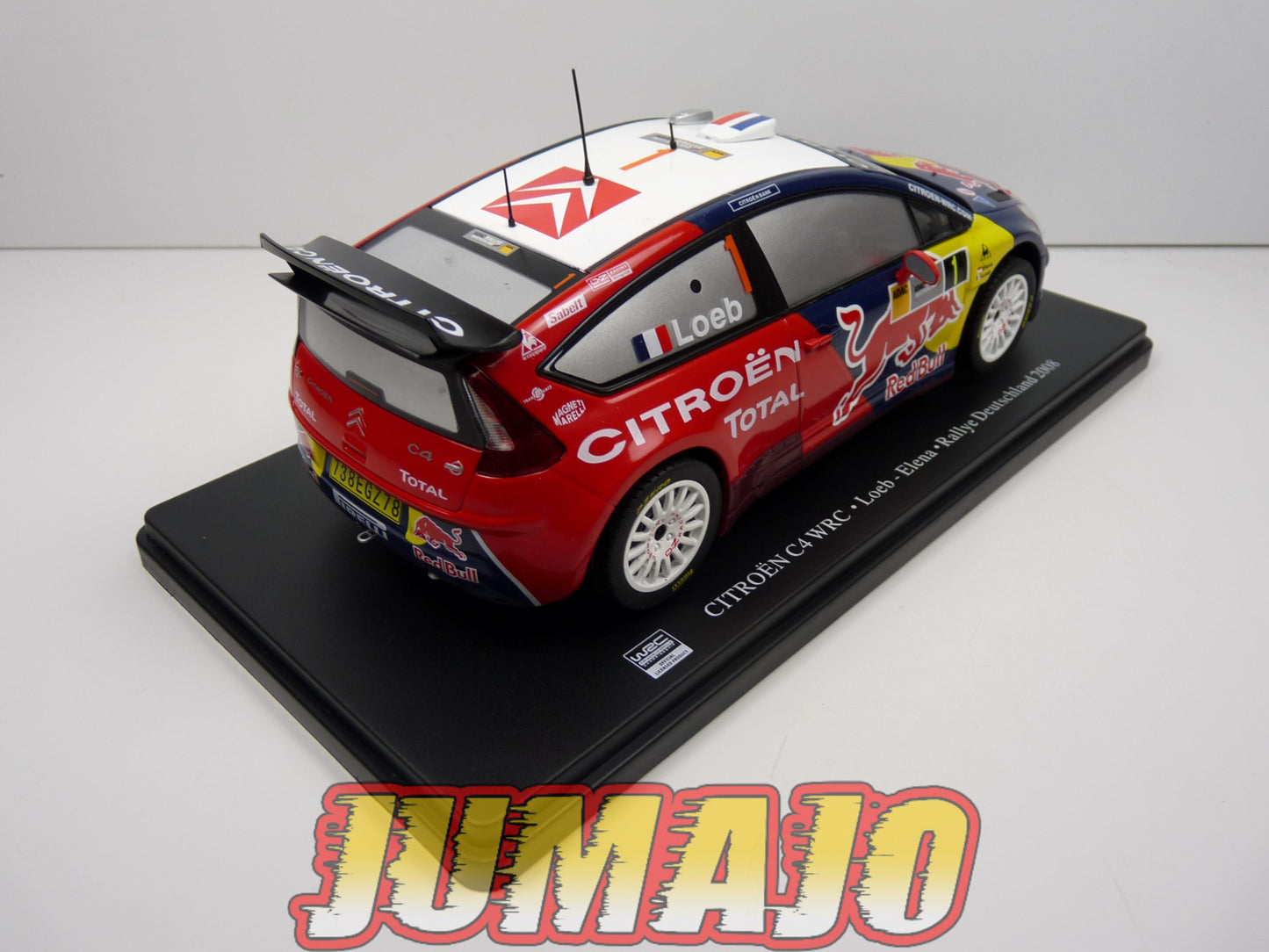 RVQ24 Voiture Rallye 1/24 SALVAT Models : CITROEN C4 WRC 2008 #1 Loeb Elena