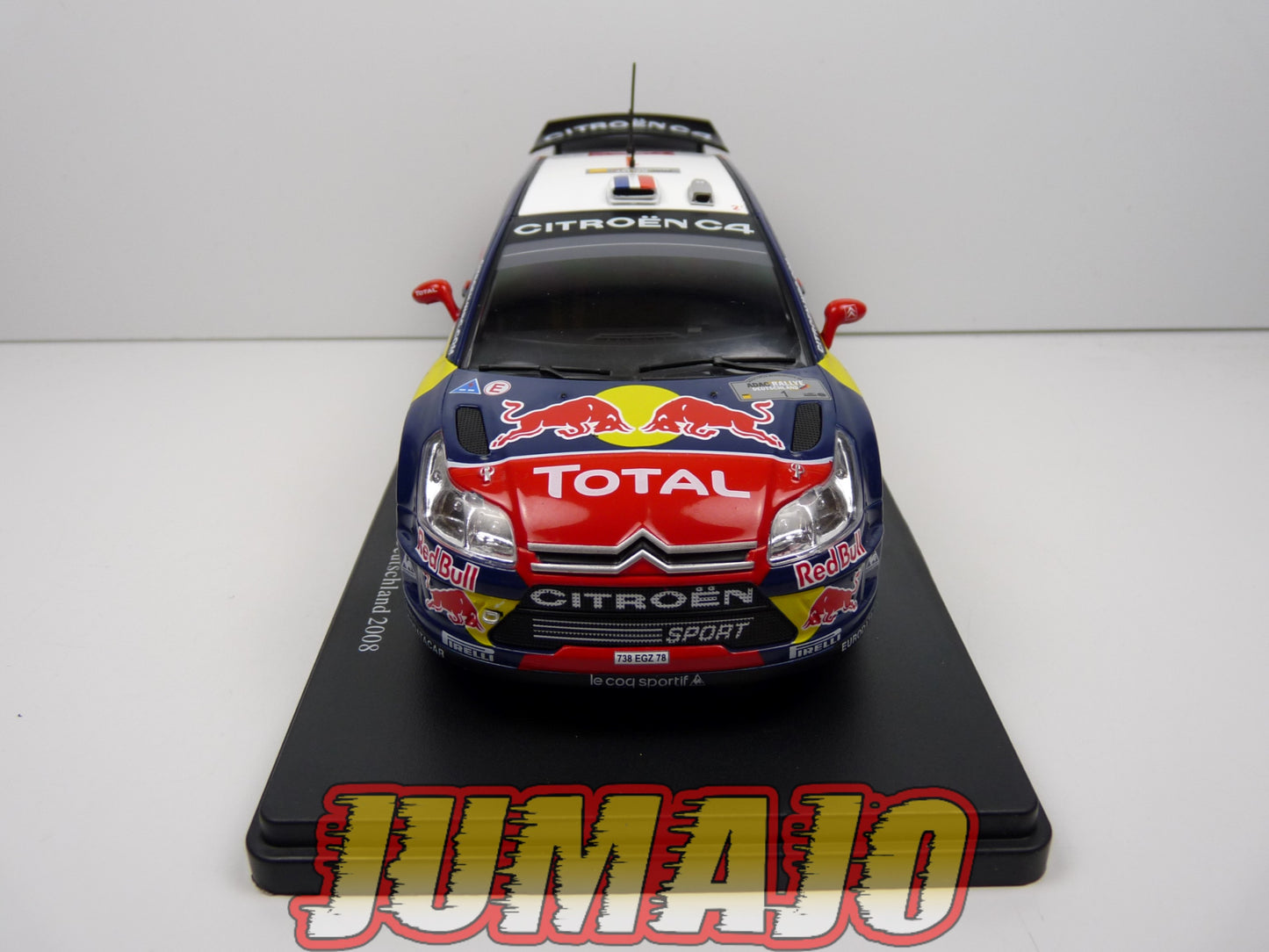 RVQ24 Voiture Rallye 1/24 SALVAT Models : CITROEN C4 WRC 2008 #1 Loeb Elena