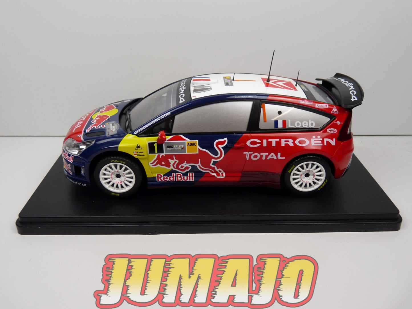RVQ24 Voiture Rallye 1/24 SALVAT Models : CITROEN C4 WRC 2008 #1 Loeb Elena