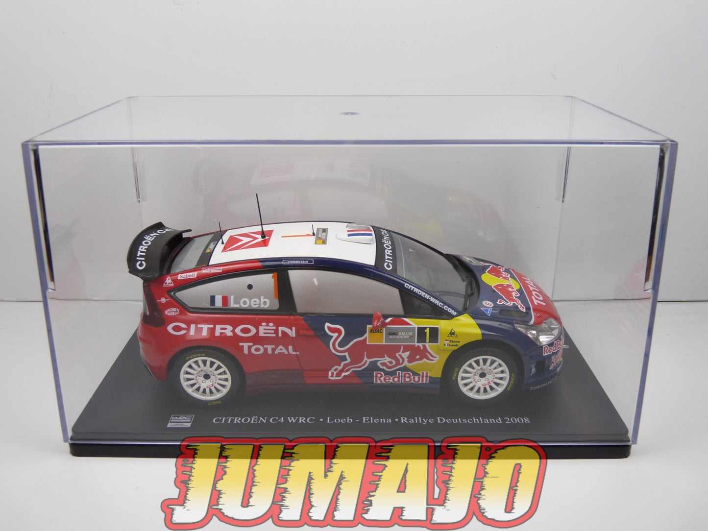 RVQ24 Voiture Rallye 1/24 SALVAT Models : CITROEN C4 WRC 2008 #1 Loeb Elena