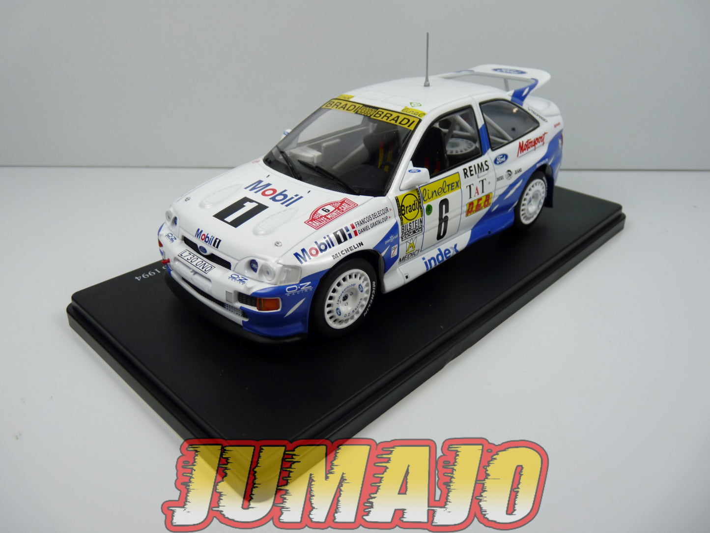 RVQ25 Voiture Rallye 1/24 SALVAT Models : FORD Escort RS Cosworth 1994 #6 Delecour