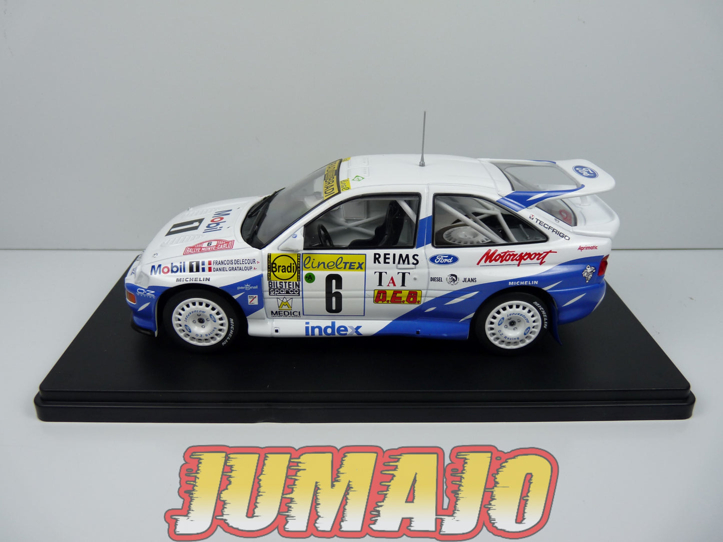 RVQ25 Voiture Rallye 1/24 SALVAT Models : FORD Escort RS Cosworth 1994 #6 Delecour
