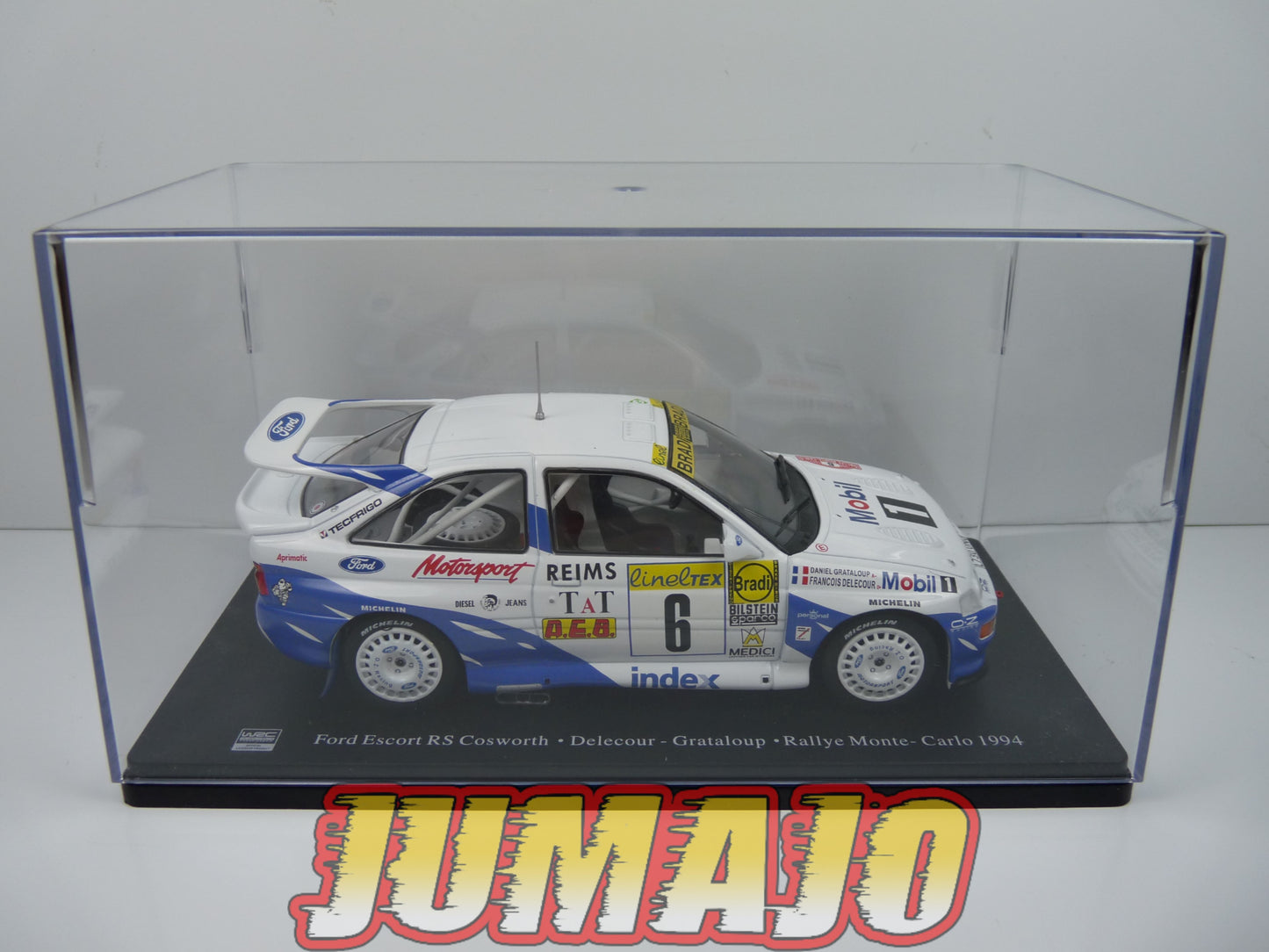 RVQ25 Voiture Rallye 1/24 SALVAT Models : FORD Escort RS Cosworth 1994 #6 Delecour