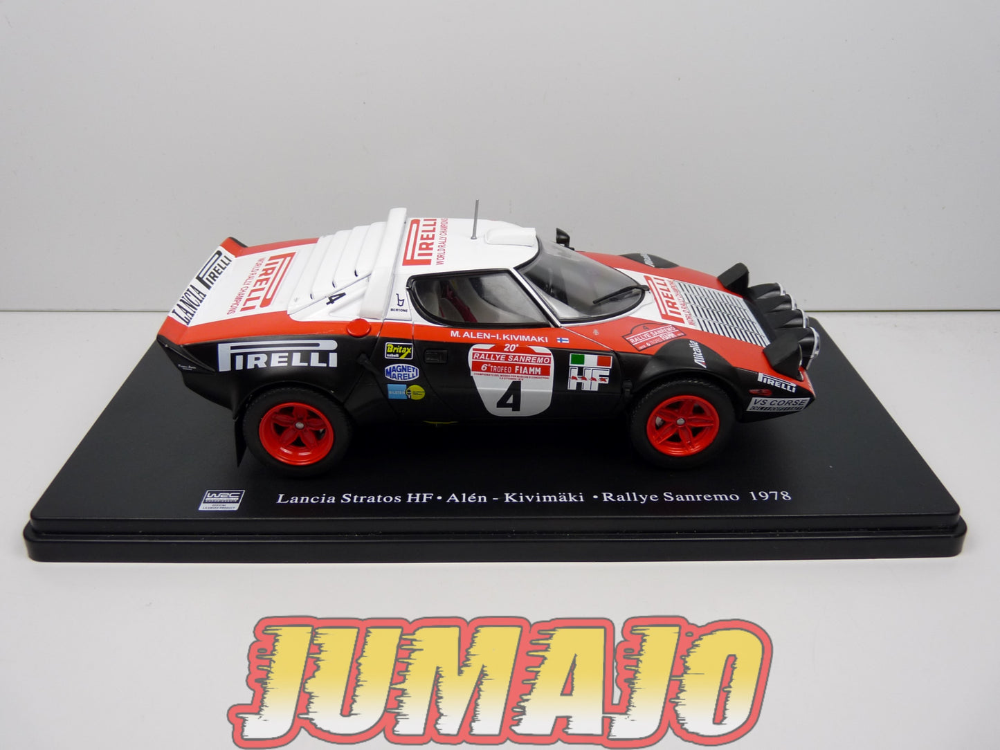 RVQ26 Voiture Rallye 1/24 SALVAT Models : Lancia Stratos HF Alen 1978 #4