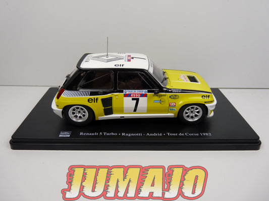 RVQ27 Voiture Rallye 1/24 SALVAT Models : RENAULT 5 Turbo 1982 #7 Ragnotti Andrié
