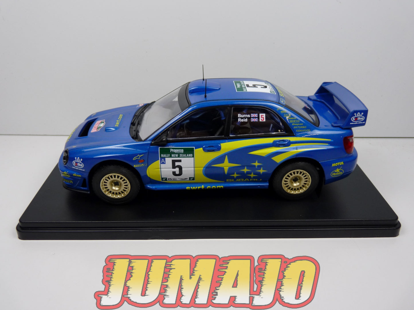 RVQ28 Voiture Rallye 1/24 SALVAT Models : SUBARU Impreza S7 WRC 2001 #5 Burns