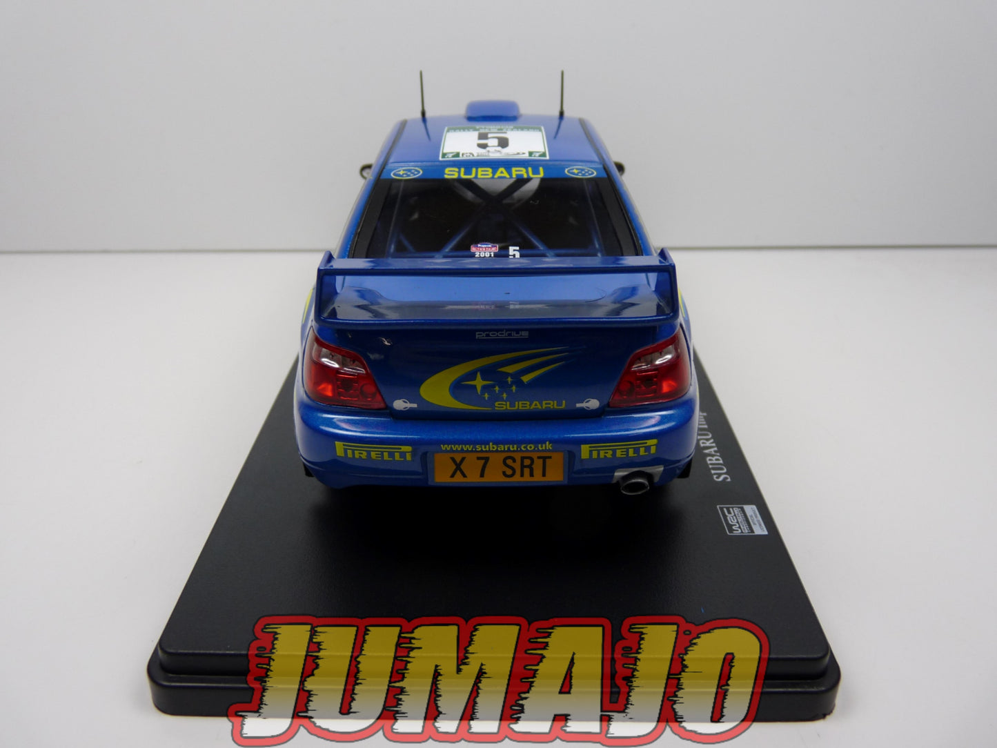 RVQ28 Voiture Rallye 1/24 SALVAT Models : SUBARU Impreza S7 WRC 2001 #5 Burns