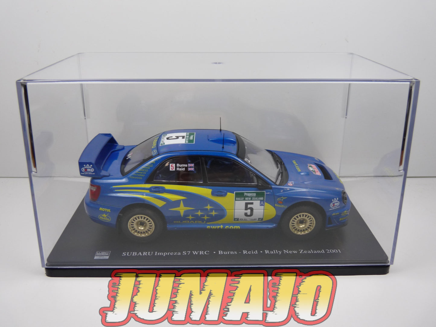 RVQ28 Voiture Rallye 1/24 SALVAT Models : SUBARU Impreza S7 WRC 2001 #5 Burns
