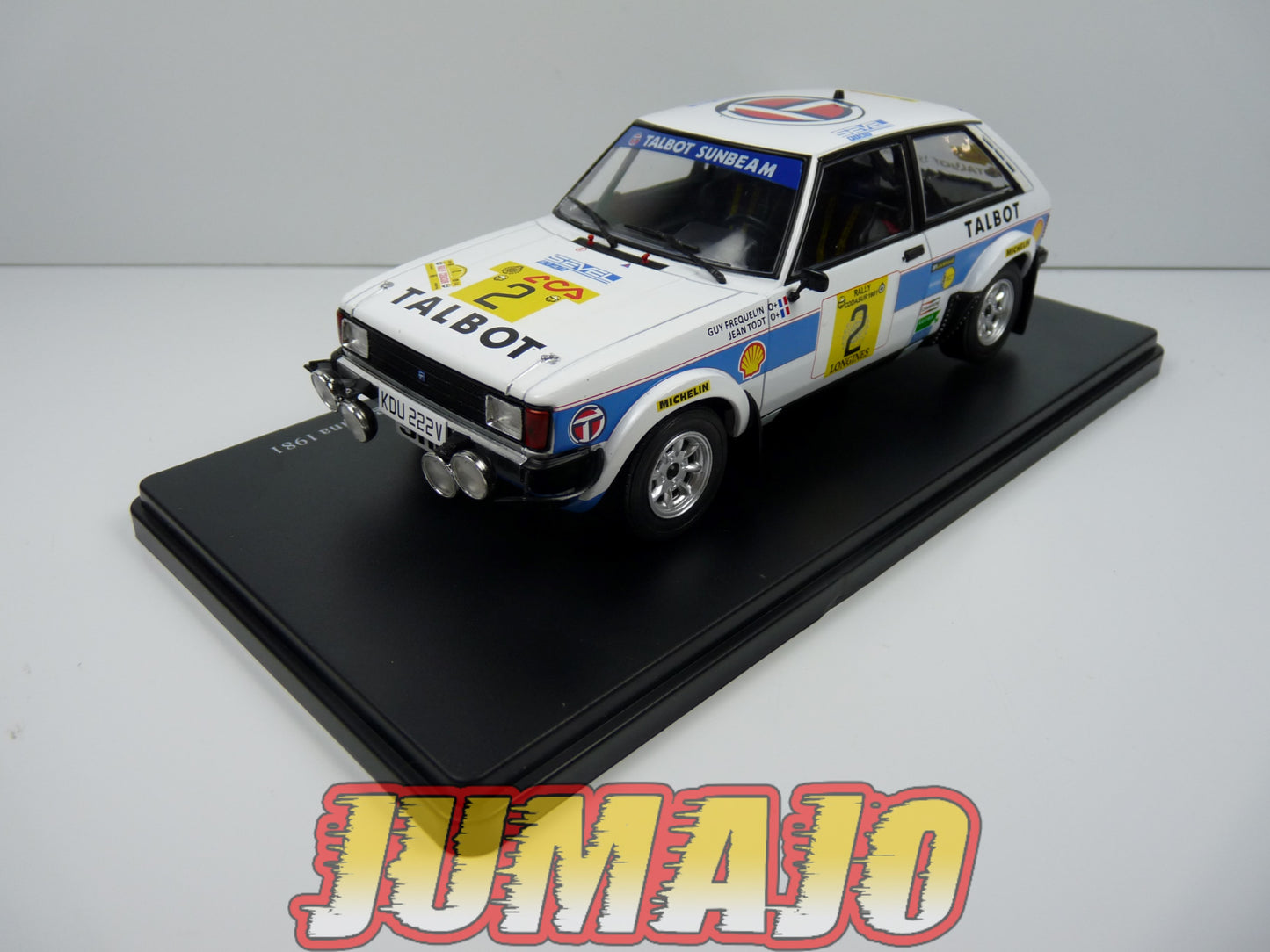 RVQ29 Voiture Rallye 1/24 SALVAT Models : TALBOT Sunbeam lotus 1981 #2 Fréquein Todt