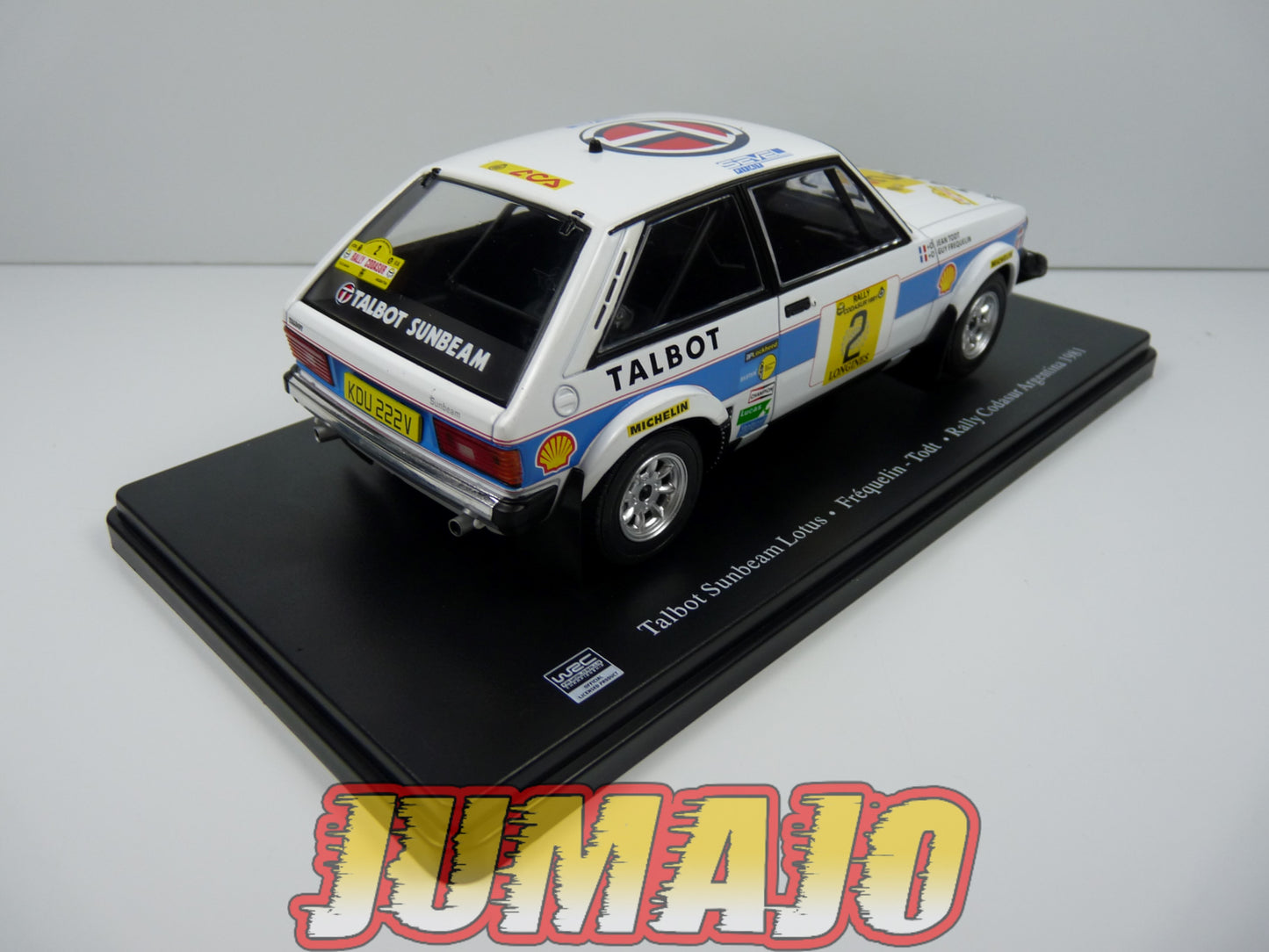 RVQ29 Voiture Rallye 1/24 SALVAT Models : TALBOT Sunbeam lotus 1981 #2 Fréquein Todt