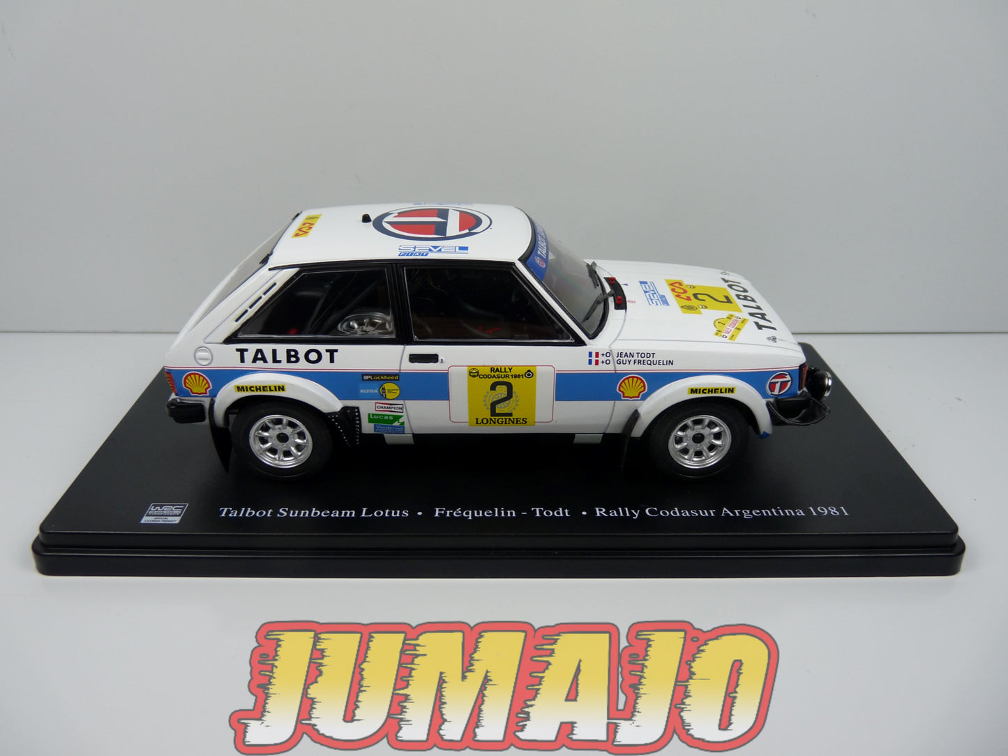 RVQ29 Voiture Rallye 1/24 SALVAT Models : TALBOT Sunbeam lotus 1981 #2 Fréquein Todt