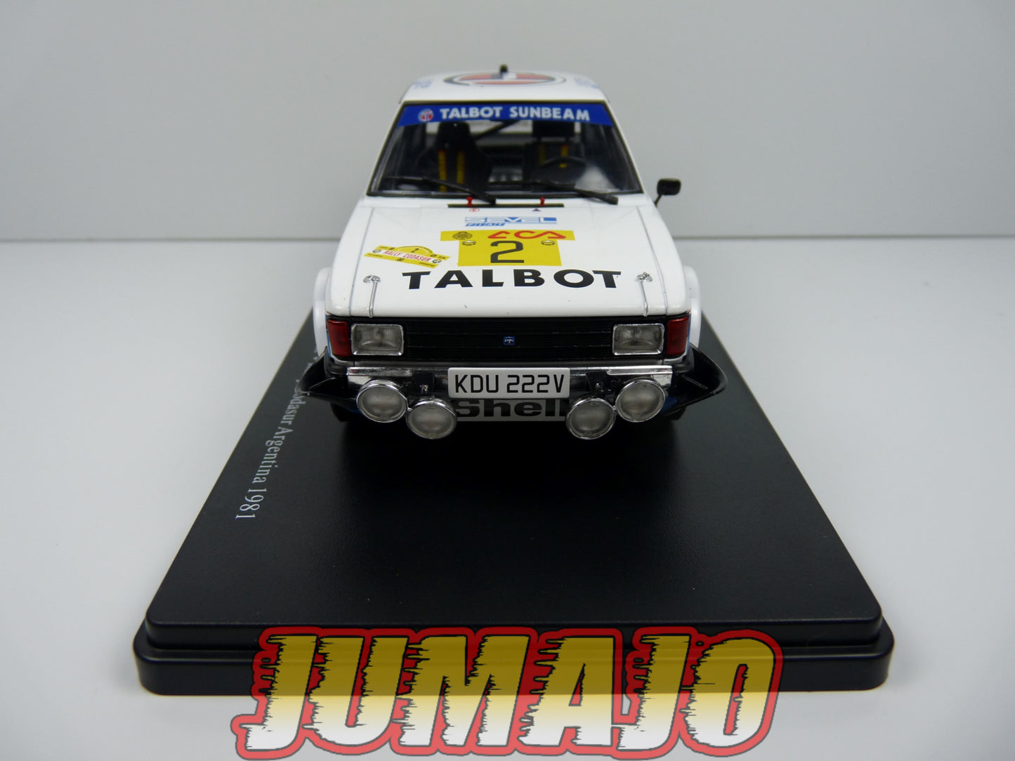 RVQ29 Voiture Rallye 1/24 SALVAT Models : TALBOT Sunbeam lotus 1981 #2 Fréquein Todt