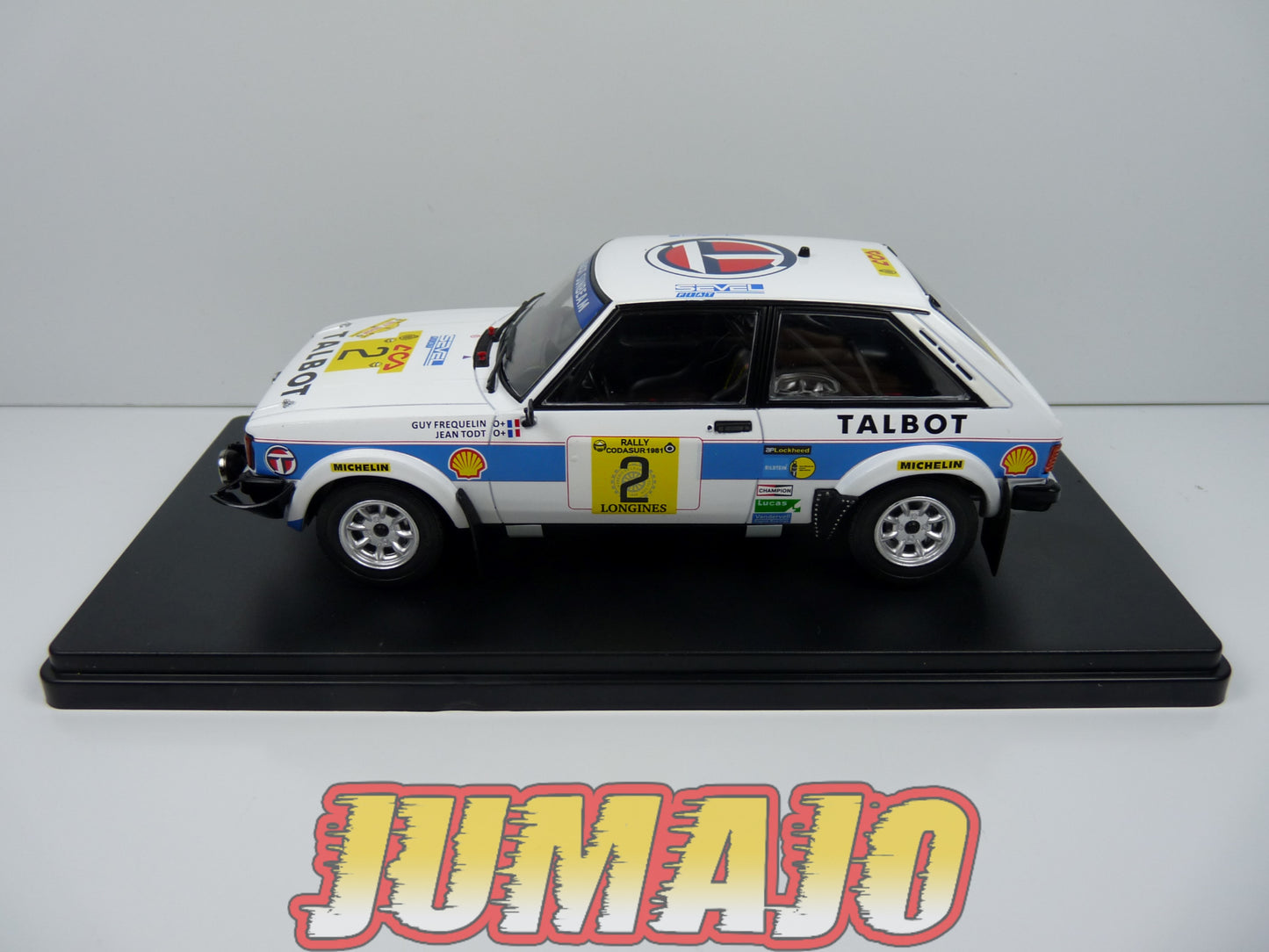 RVQ29 Voiture Rallye 1/24 SALVAT Models : TALBOT Sunbeam lotus 1981 #2 Fréquein Todt