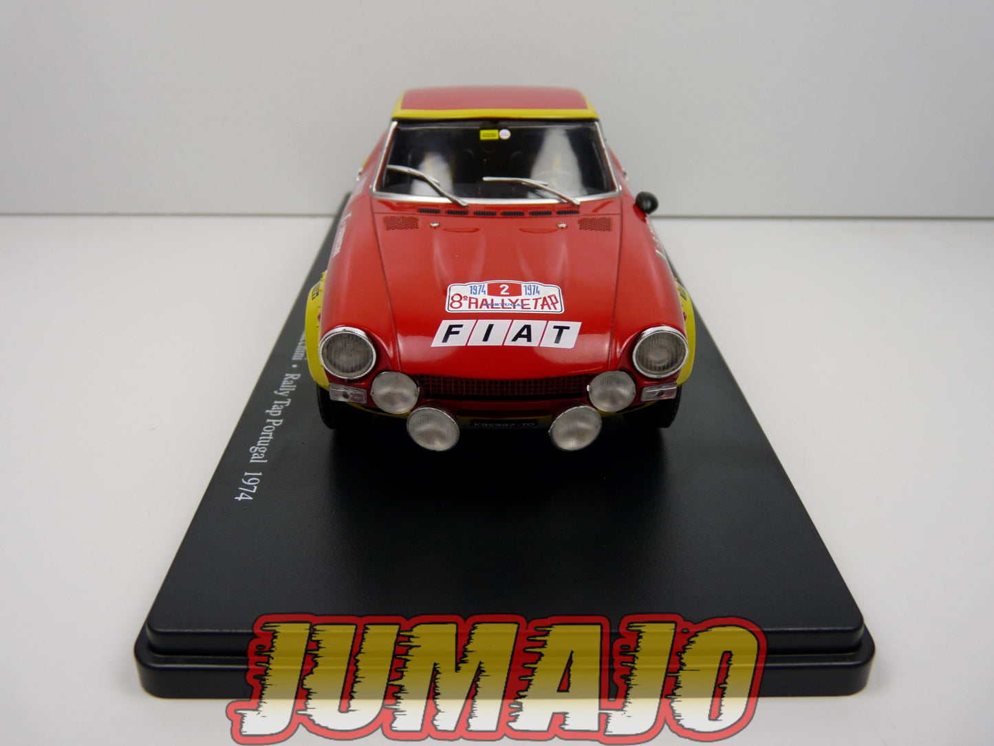 RVQ30 Voiture Rallye 1/24 SALVAT Models : FIAT 124 Abarth Spider 1974 #2 Pinto