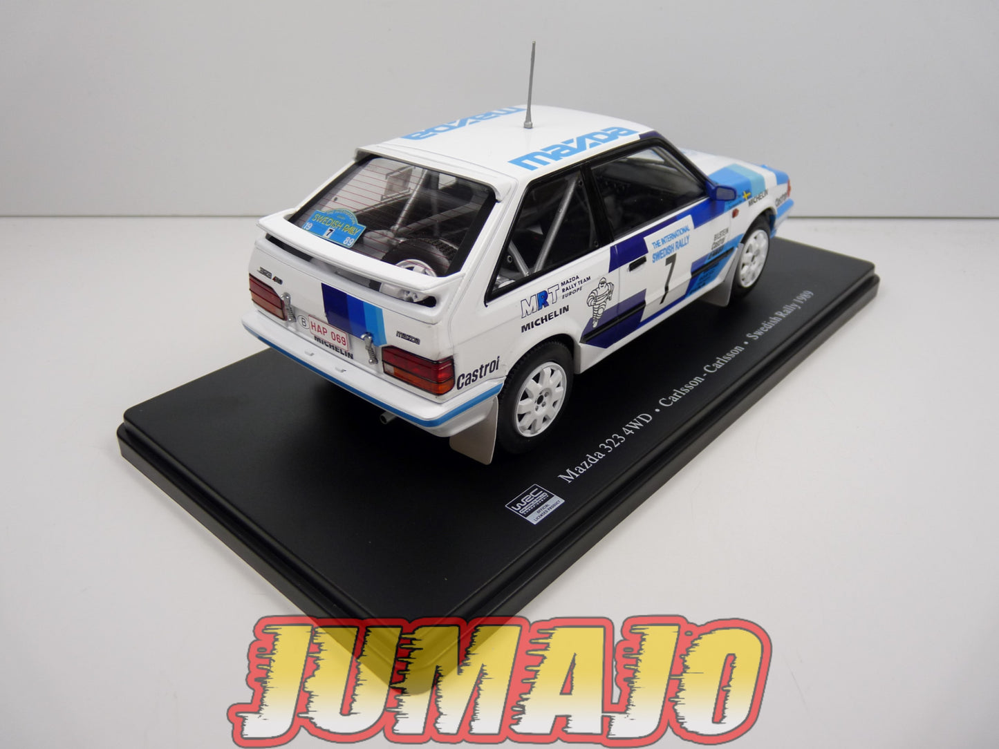 RVQ35 Voiture Rallye 1/24 SALVAT Models : Mazda 323 4WD Carlsson 1989 #7