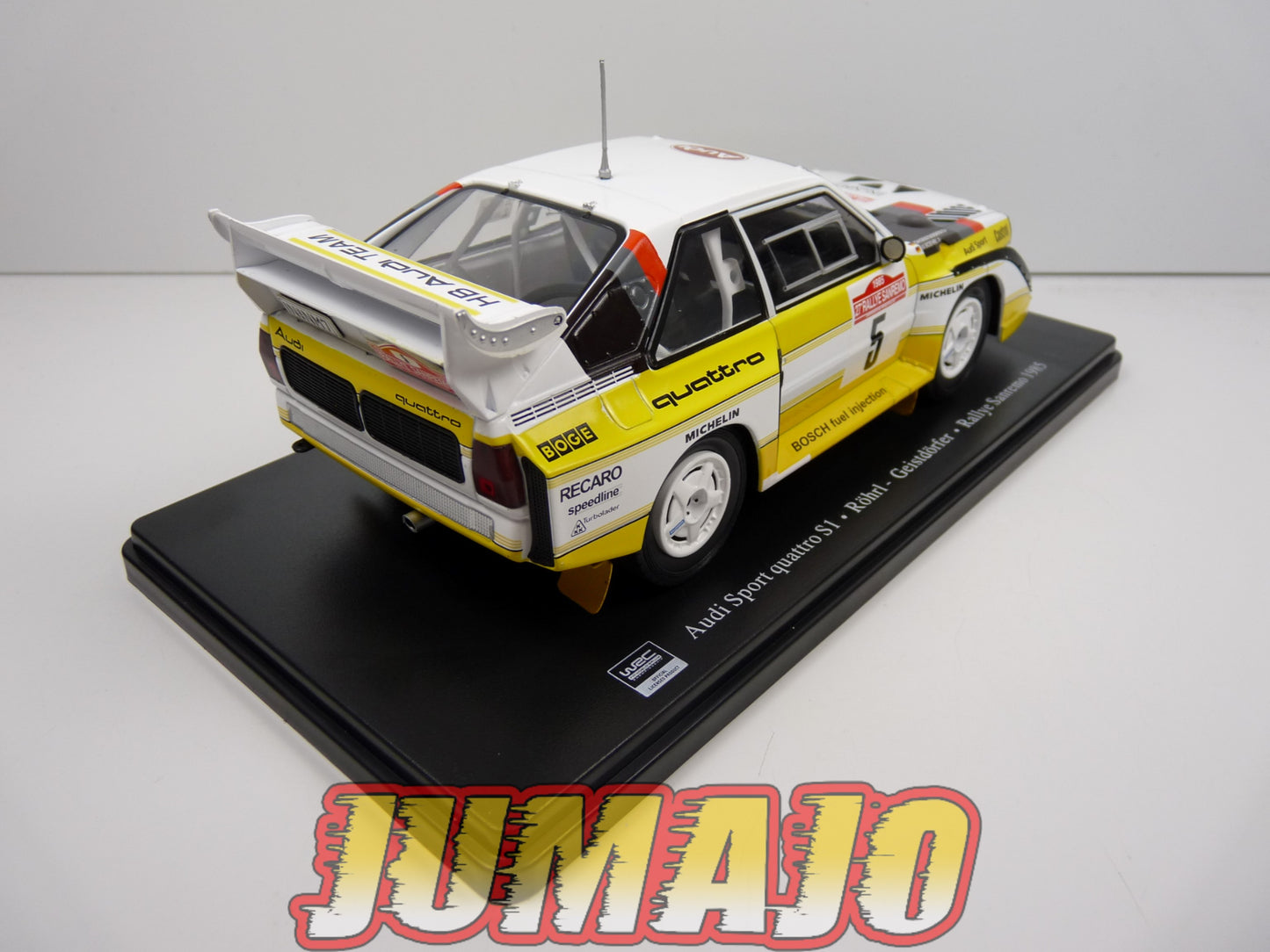 RVQ36 Voiture Rallye 1/24 SALVAT Models : AUDI Sport Quattro S1 1985 #5 Rohrl