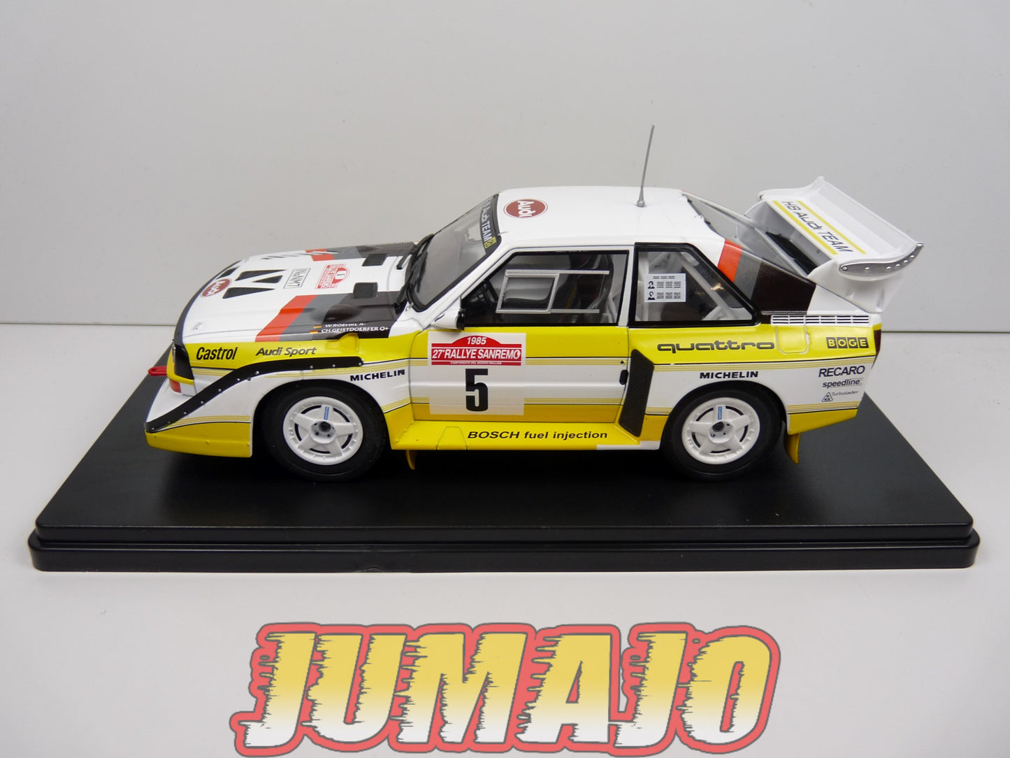 RVQ36 Voiture Rallye 1/24 SALVAT Models : AUDI Sport Quattro S1 1985 #5 Rohrl