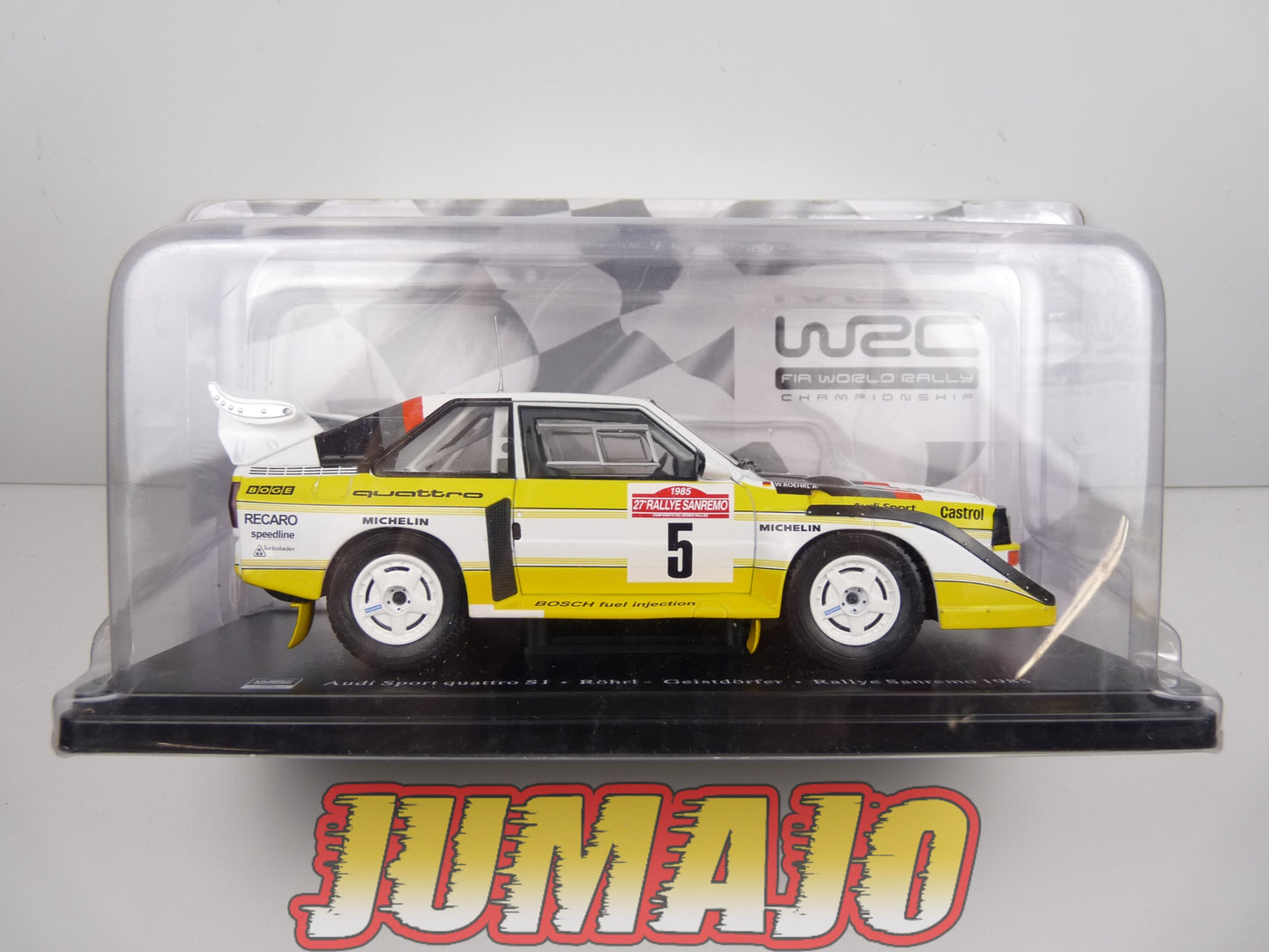 RVQ36 Voiture Rallye 1/24 SALVAT Models : AUDI Sport Quattro S1 1985 #5 Rohrl