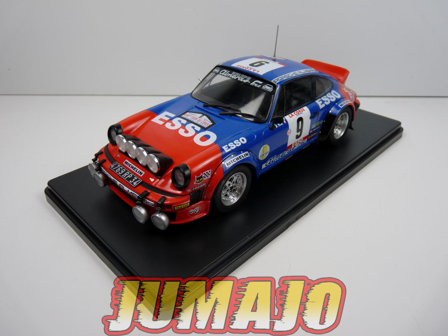 RVQ37 Voiture Rallye 1/24 SALVAT Models : PORSCHE 911 SC 1980 #9 Thérier Vial