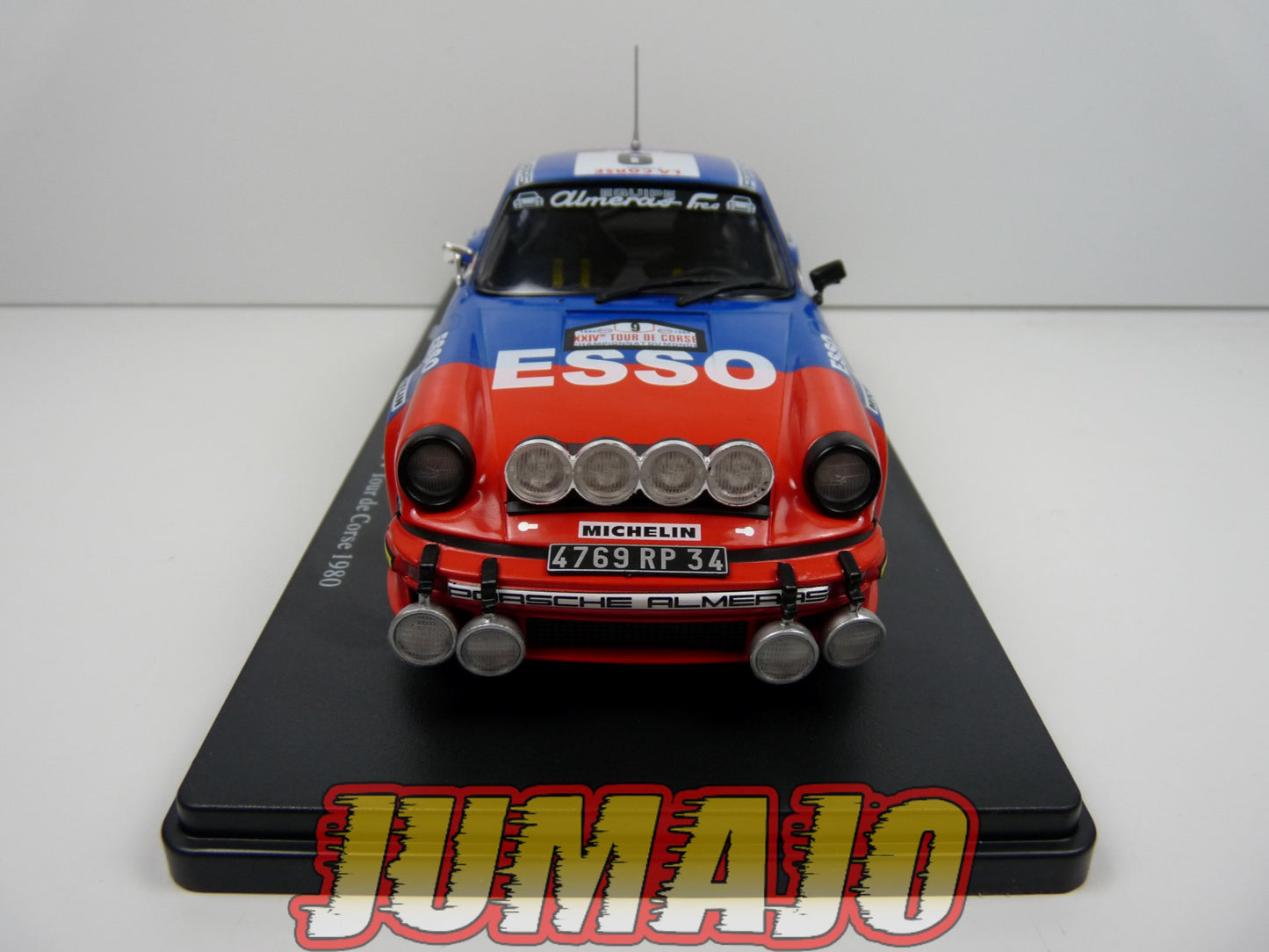 RVQ37 Voiture Rallye 1/24 SALVAT Models : PORSCHE 911 SC 1980 #9 Thérier Vial