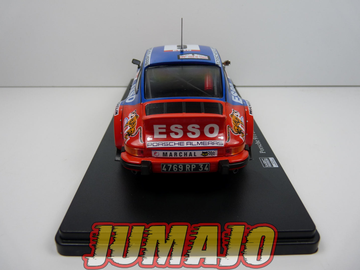 RVQ37 Voiture Rallye 1/24 SALVAT Models : PORSCHE 911 SC 1980 #9 Thérier Vial