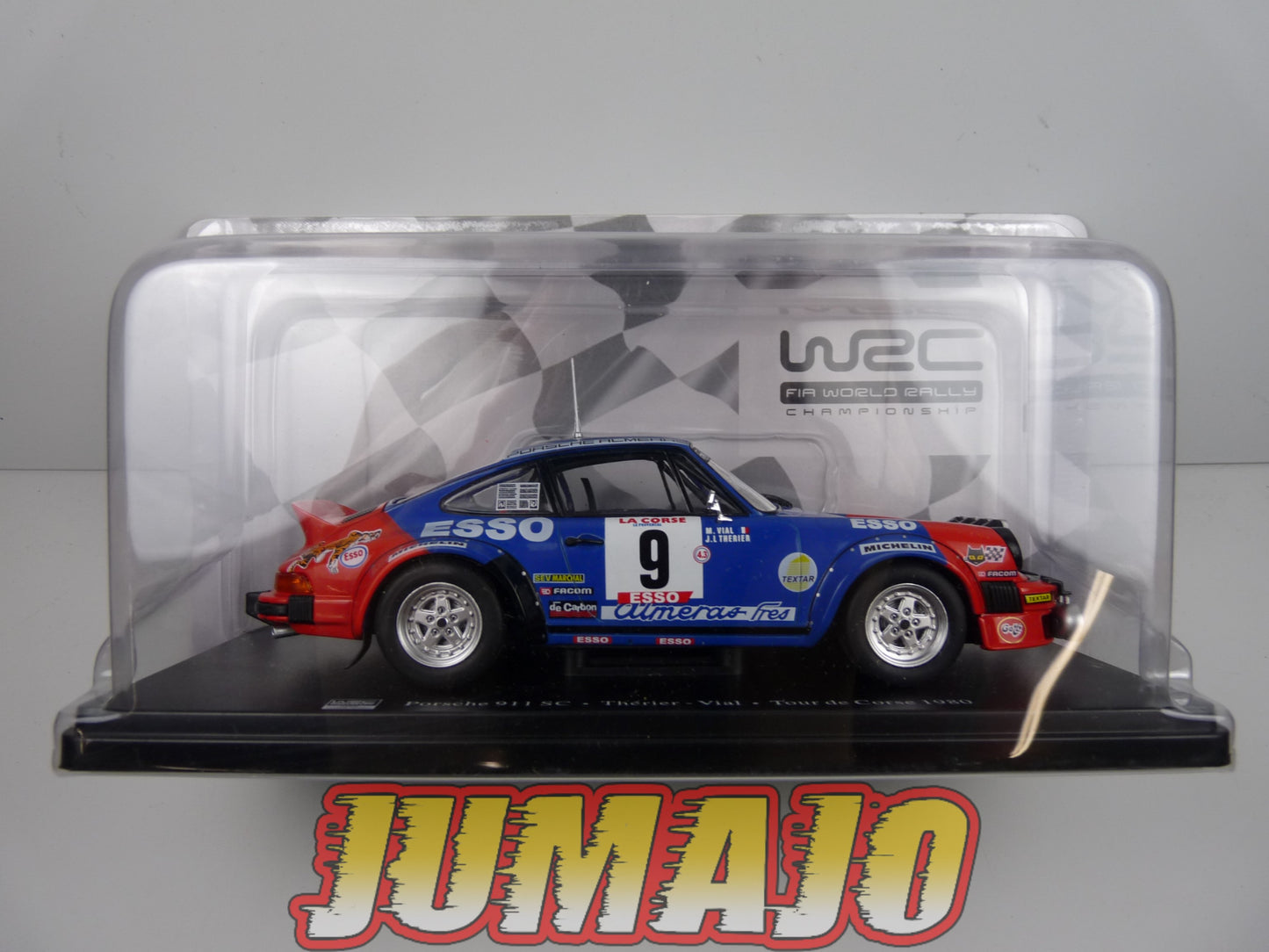 RVQ37 Voiture Rallye 1/24 SALVAT Models : PORSCHE 911 SC 1980 #9 Thérier Vial