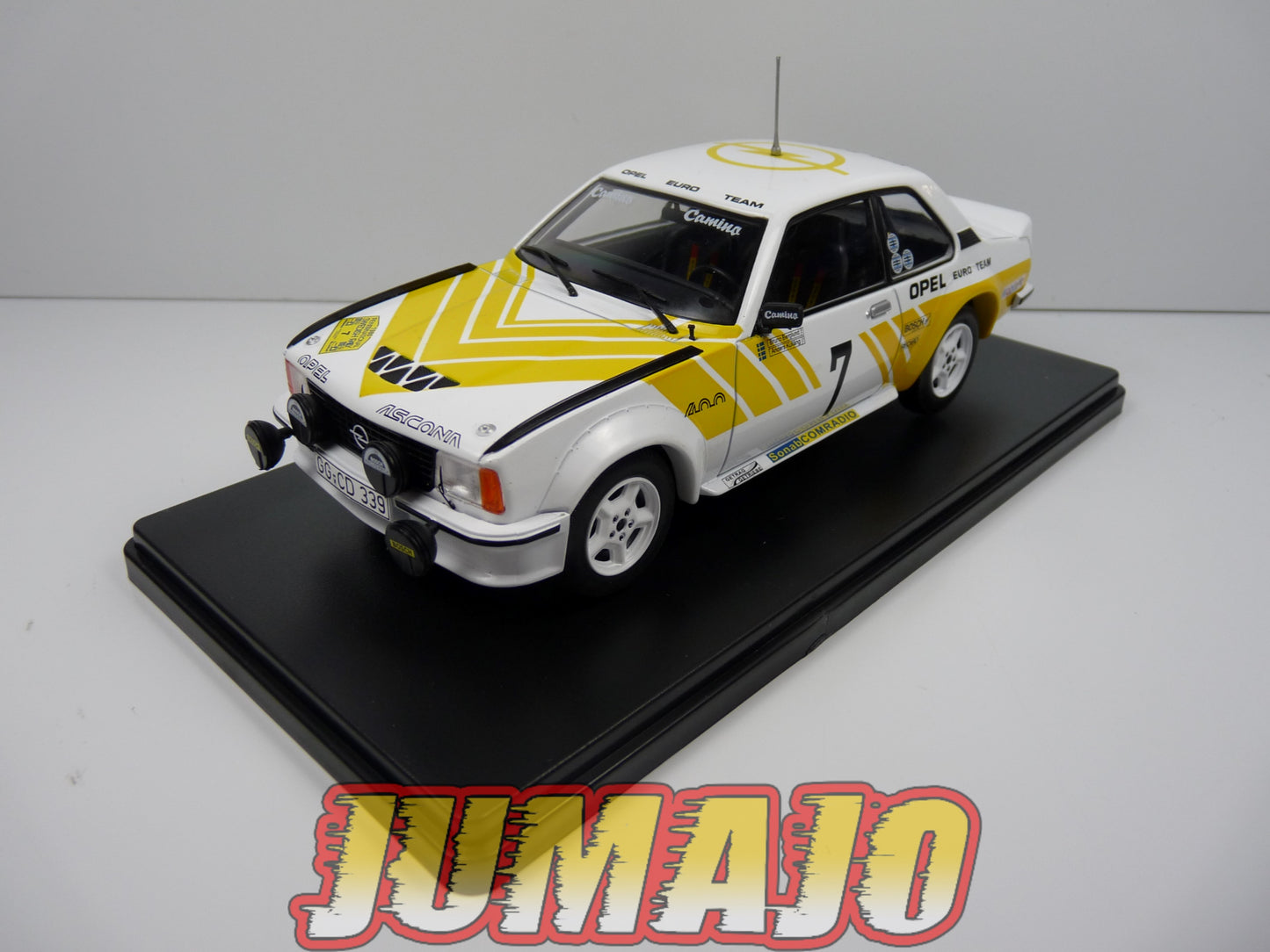 RVQ38 Voiture Rallye 1/24 SALVAT Models : OPEL Ascona 400 1980 #7 Kullang Berglund