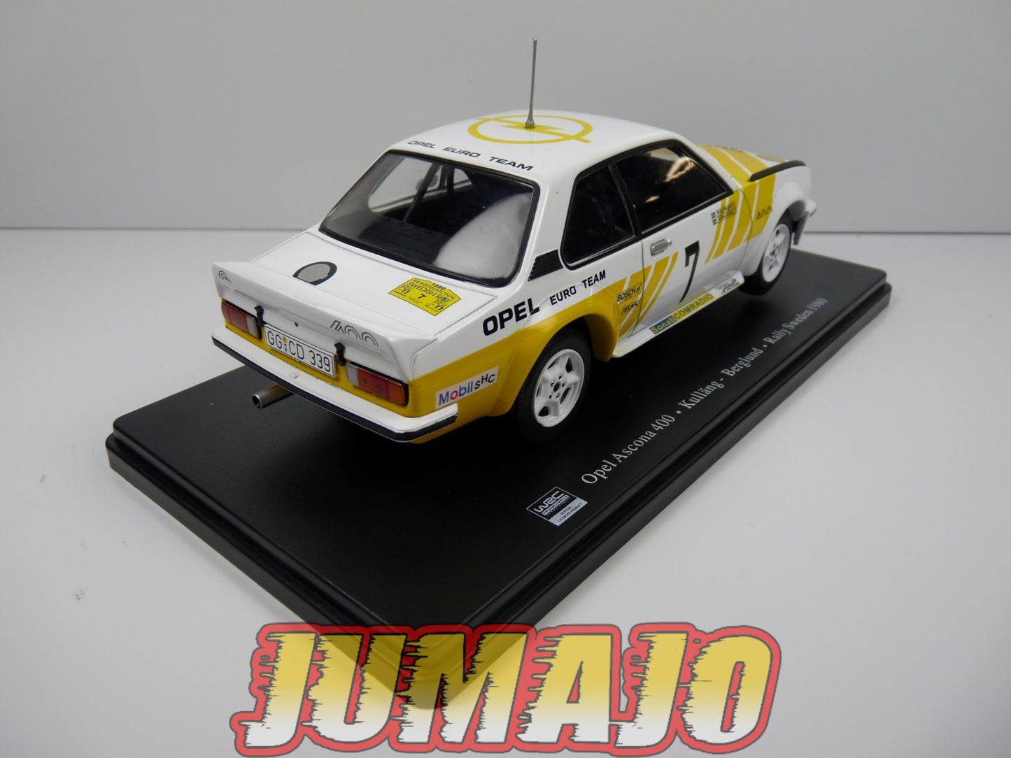 RVQ38 Voiture Rallye 1/24 SALVAT Models : OPEL Ascona 400 1980 #7 Kullang Berglund