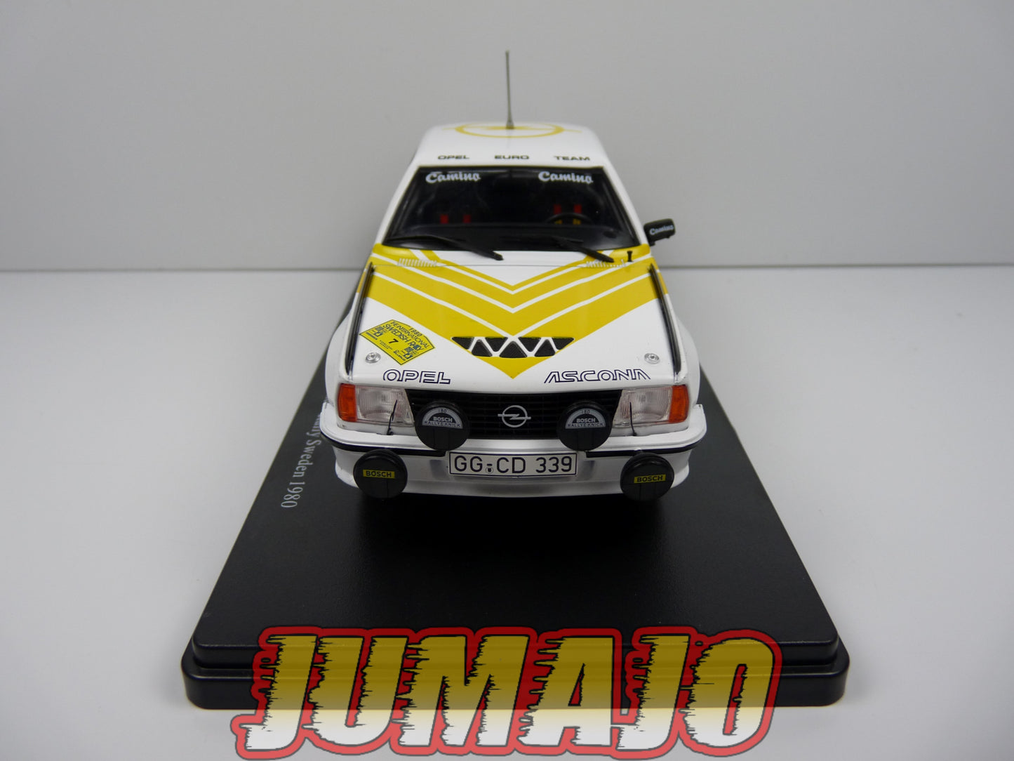 RVQ38 Voiture Rallye 1/24 SALVAT Models : OPEL Ascona 400 1980 #7 Kullang Berglund