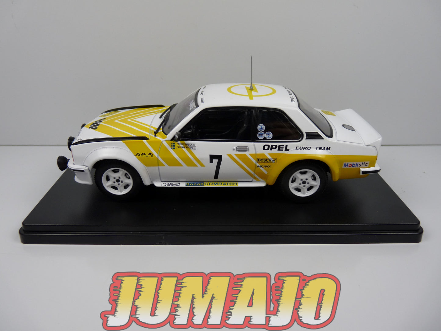 RVQ38 Voiture Rallye 1/24 SALVAT Models : OPEL Ascona 400 1980 #7 Kullang Berglund