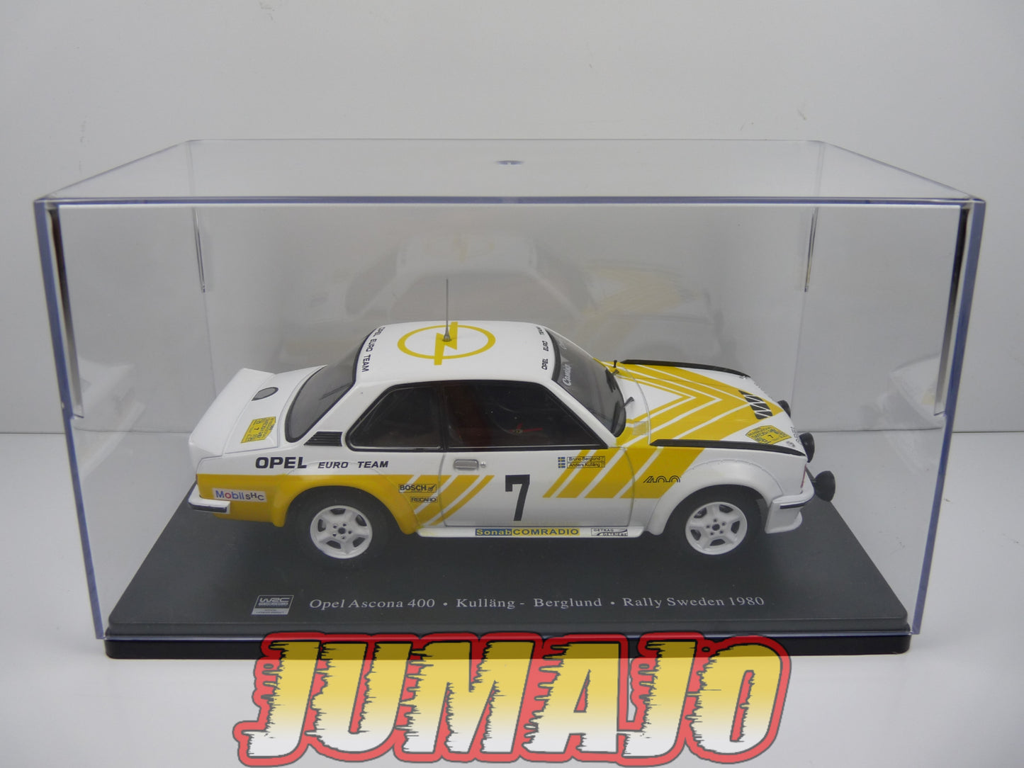 RVQ38 Voiture Rallye 1/24 SALVAT Models : OPEL Ascona 400 1980 #7 Kullang Berglund