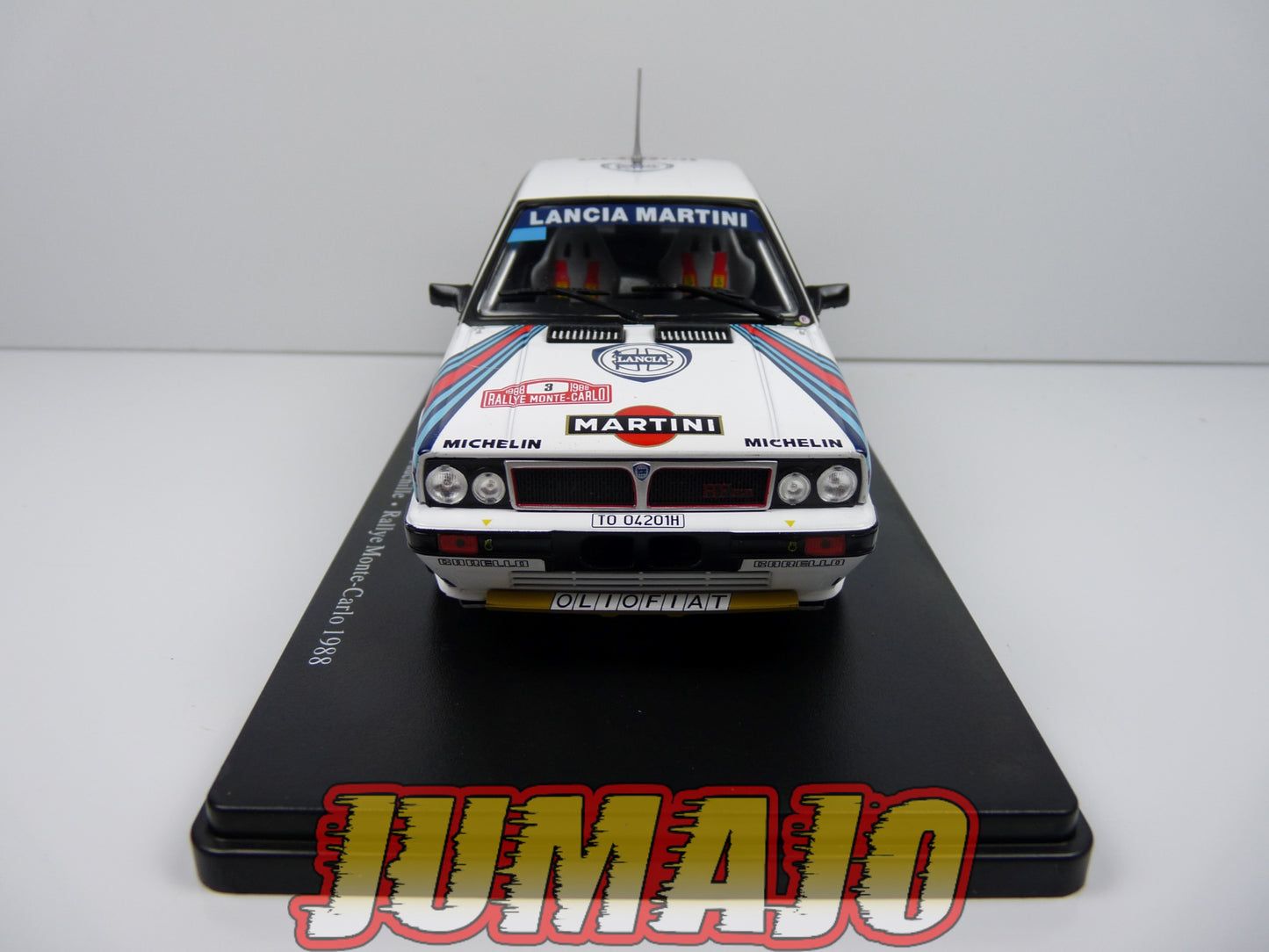 RVQ39 Voiture Rallye 1/24 SALVAT Models : LANCIA Delta HF 4WD 1988 #3 Saby Fauchille