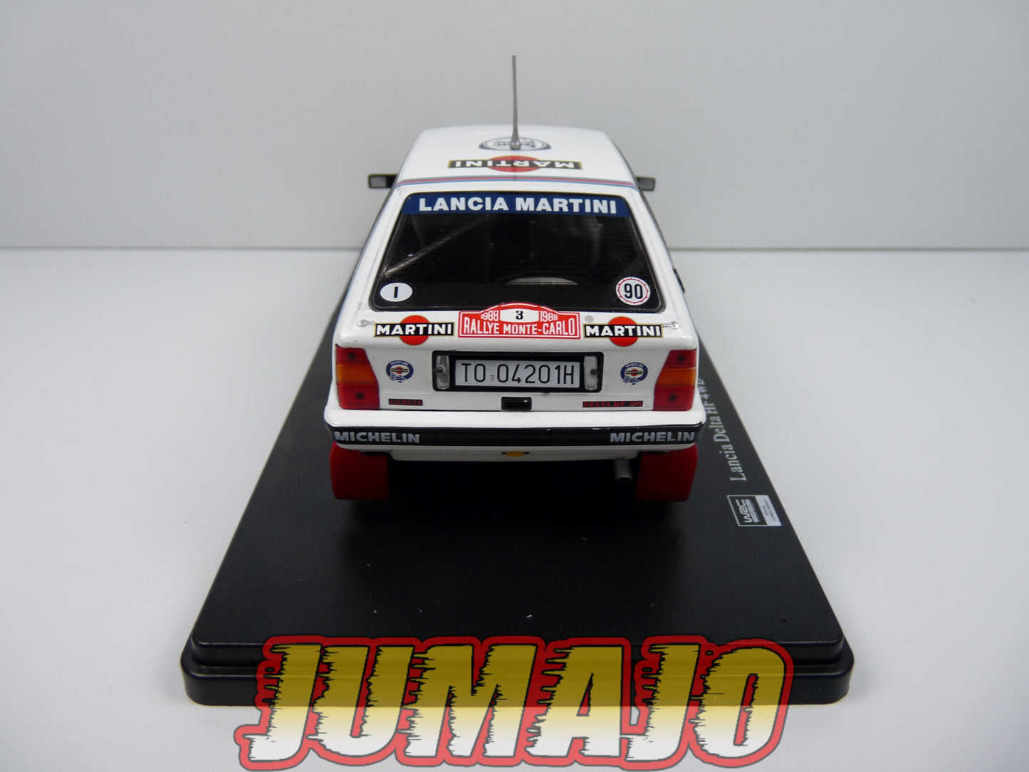 RVQ39 Voiture Rallye 1/24 SALVAT Models : LANCIA Delta HF 4WD 1988 #3 Saby Fauchille