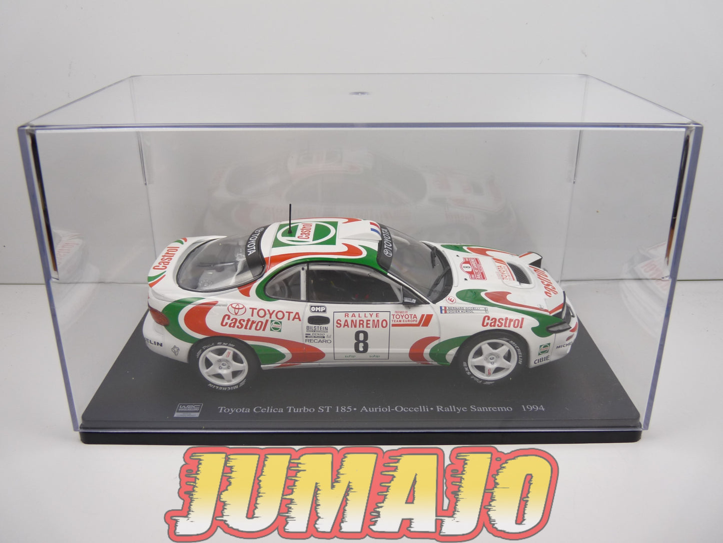 RVQ8 Voiture Rallye 1/24 SALVAT Models : TOYOTA Celica Turbo ST185 1994 #8 Auriol Occelli