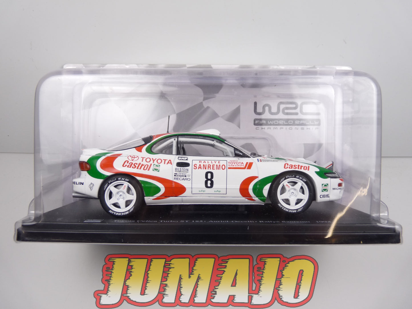 RVQ8 Voiture Rallye 1/24 SALVAT Models : TOYOTA Celica Turbo ST185 1994 #8 Auriol Occelli