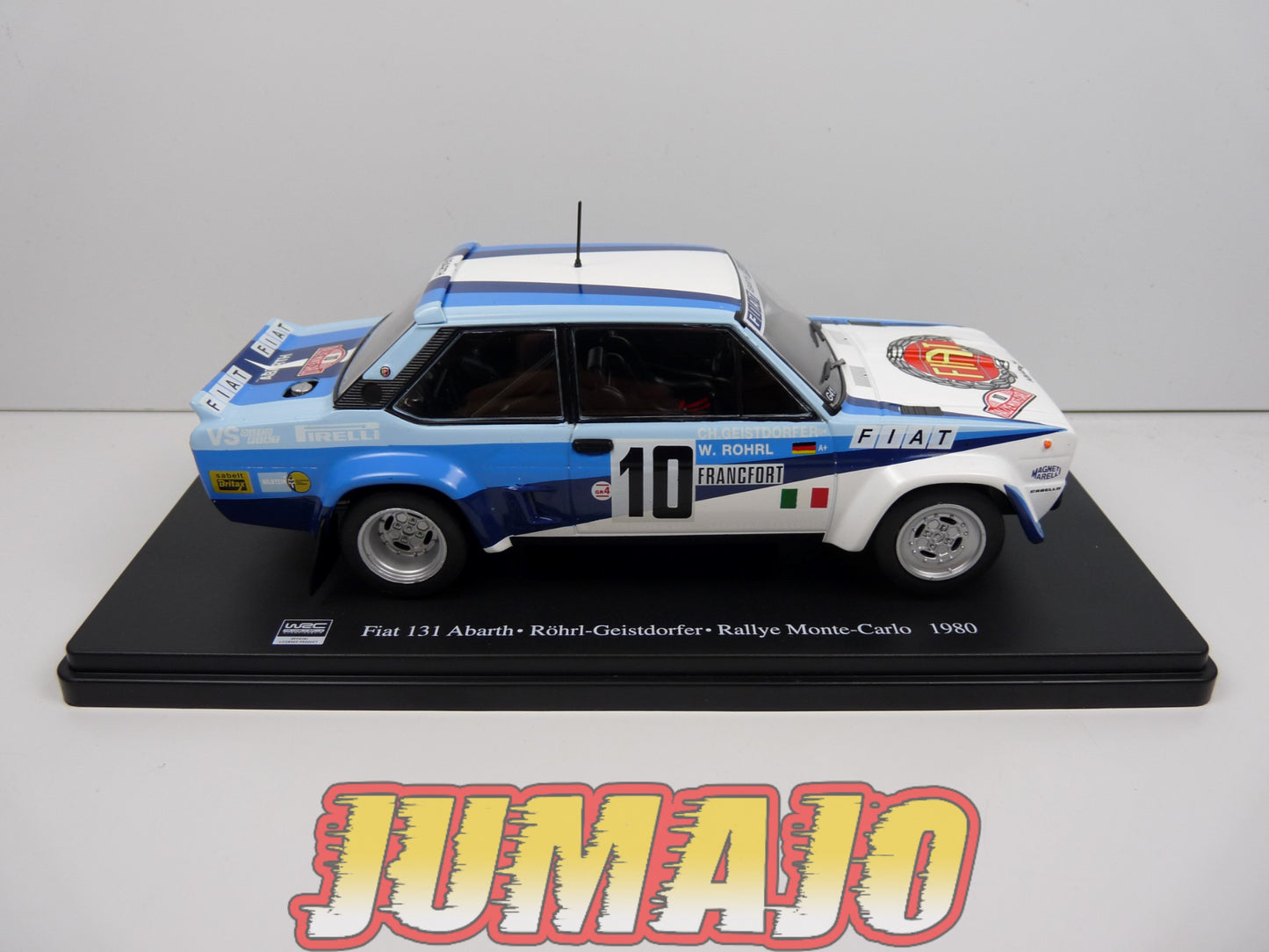RVQ9 Voiture Rallye 1/24 SALVAT Models : FIAt 131 Abarth 1980 #10 Rohrl