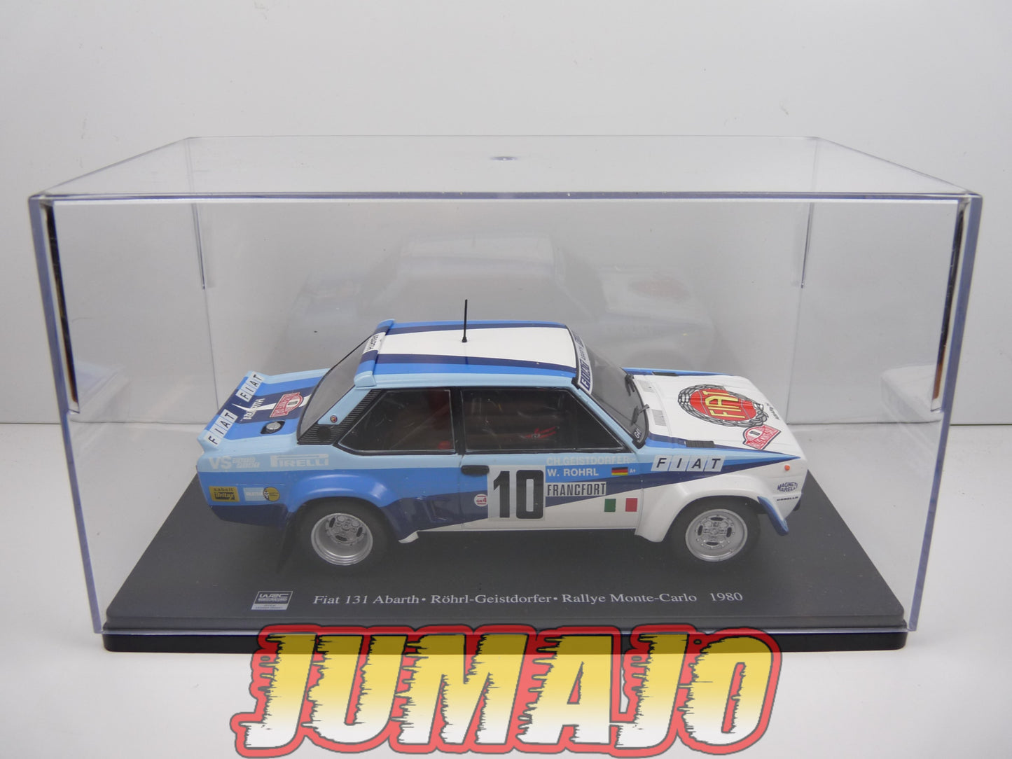 RVQ9 Voiture Rallye 1/24 SALVAT Models : FIAt 131 Abarth 1980 #10 Rohrl