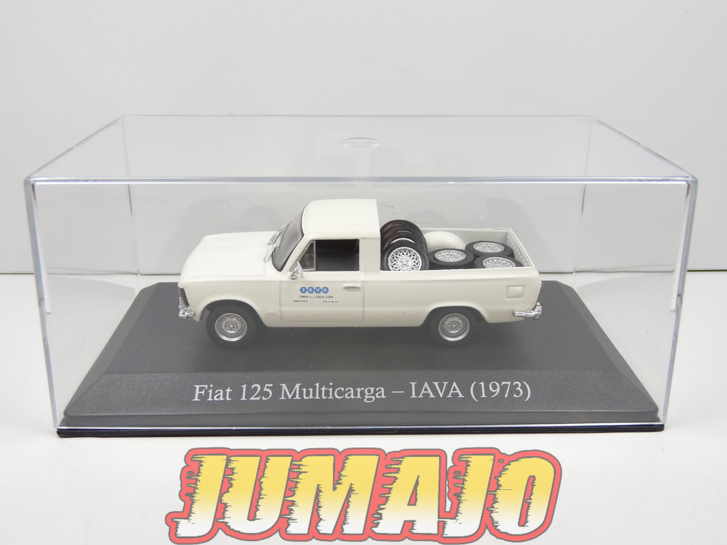 SER48 Voiture 1/43 SALVAT Vehiculos Servicios : FIAT 125 Multicarga - Pneu IAVA (1973)