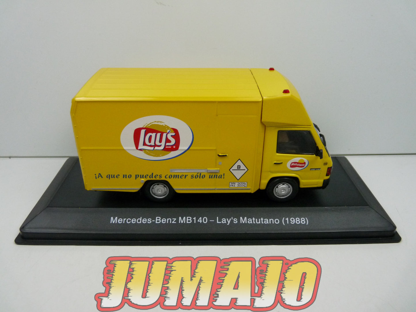 SSP15 1/43 SALVAT véhicules Livraison ESPAGNE : Mercedes-Benz MB140 Lay's Matutano 1988