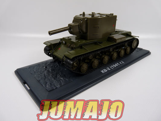 TKI5 DéAGOSTINI IXO 1/43 TANKS Russe : KV-2 - 1941 Blister abimé