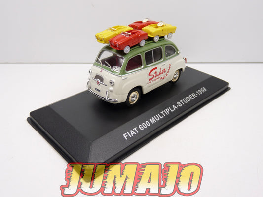 VCE201 1/43 IXO Commerciale Epoque : FIAT 600 Multipla Studer 1959 Cadeau