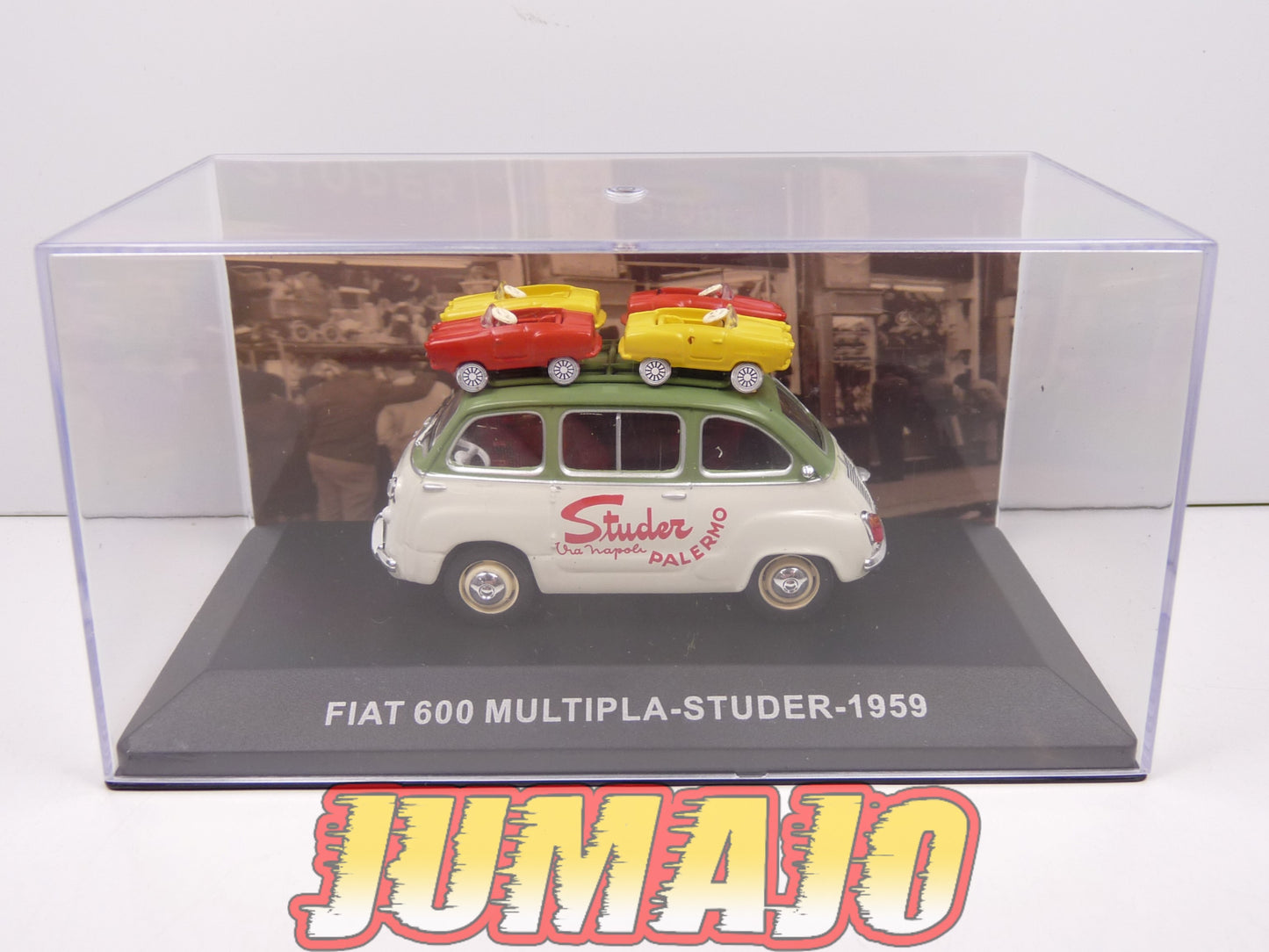 VCE201 1/43 IXO Commerciale Epoque : FIAT 600 Multipla Studer 1959 Cadeau