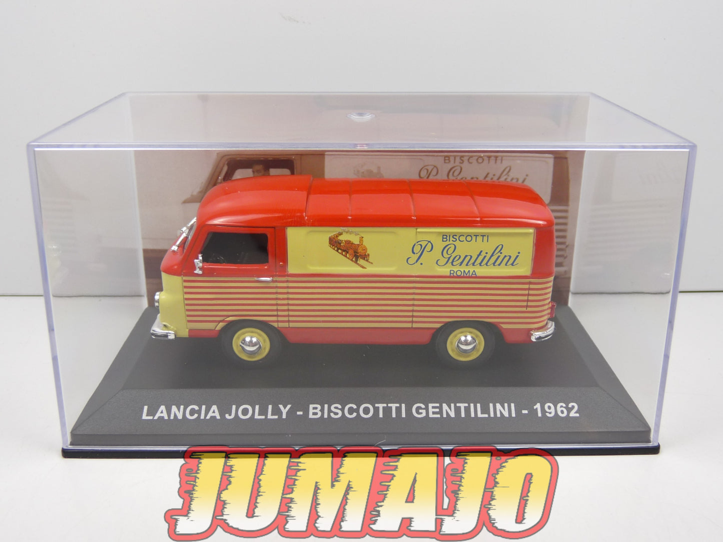 VCE28 1/43 IXO Commerciale Epoque : LANCIA Jolly Biscotti Gentilini 1962