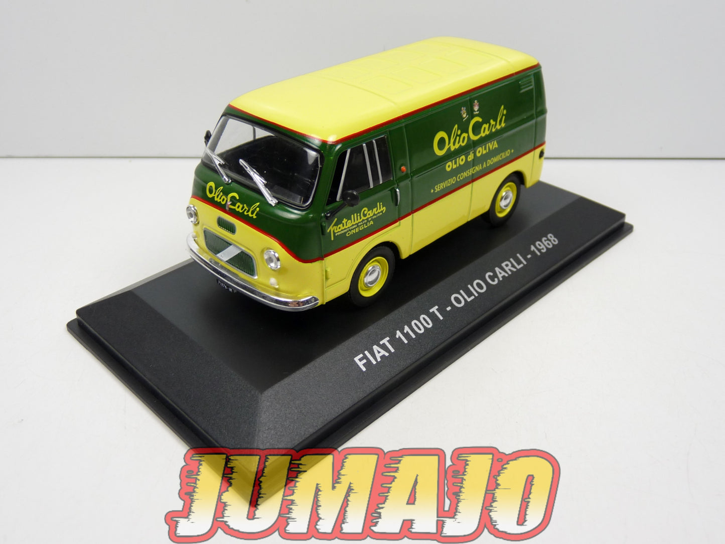 VCE30 1/43 IXO Commerciale Epoque : FIAT 1100 T Huile Olio carli 1968